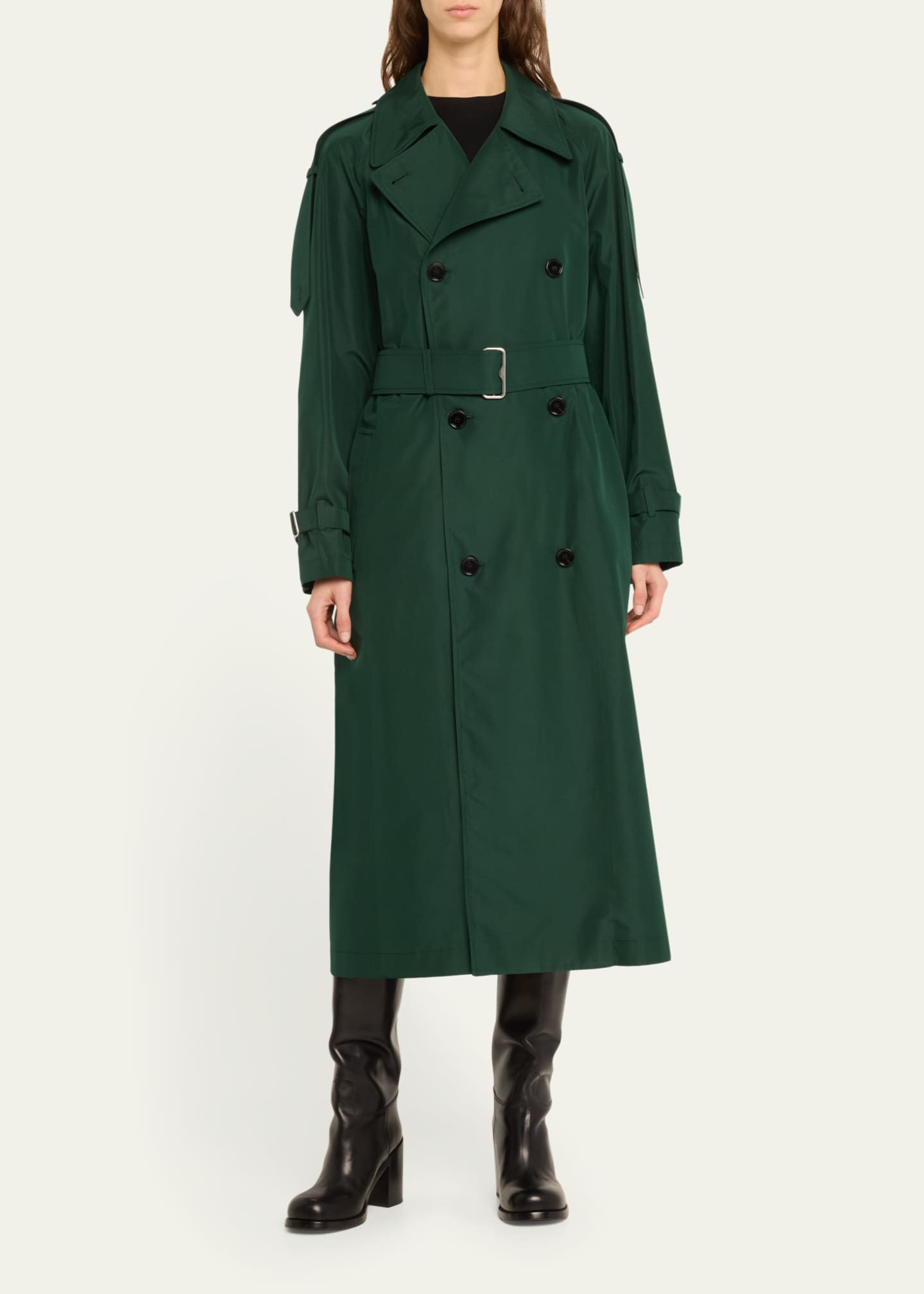 Burberry oversized trench coat sales