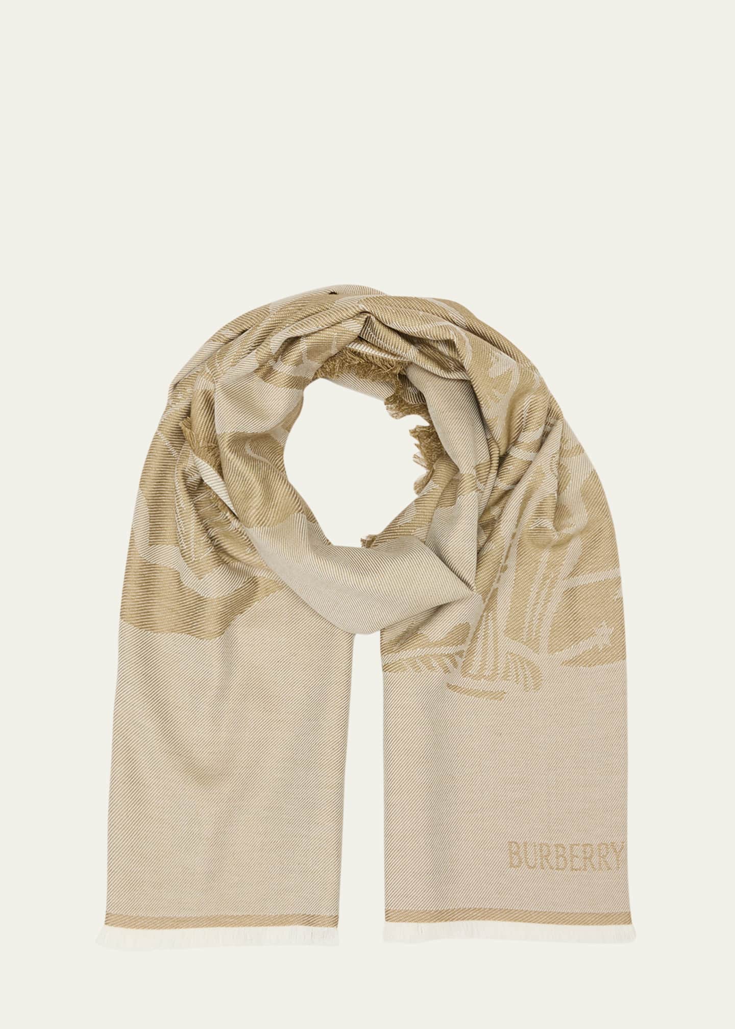 Men's wool shop burberry scarf