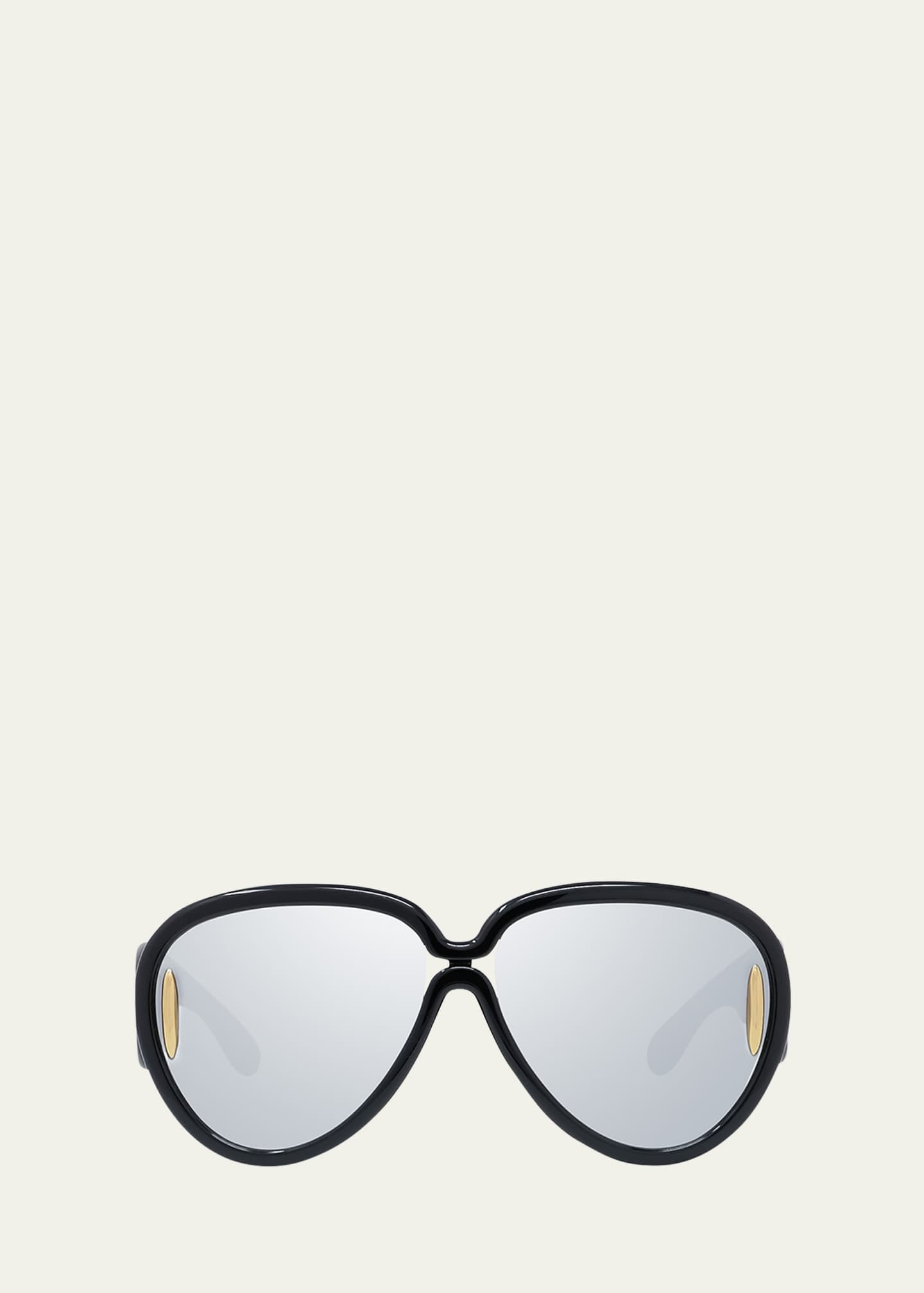 Loewe Anagram Mirrored Acetate Round Sunglasses Image 1 of 3