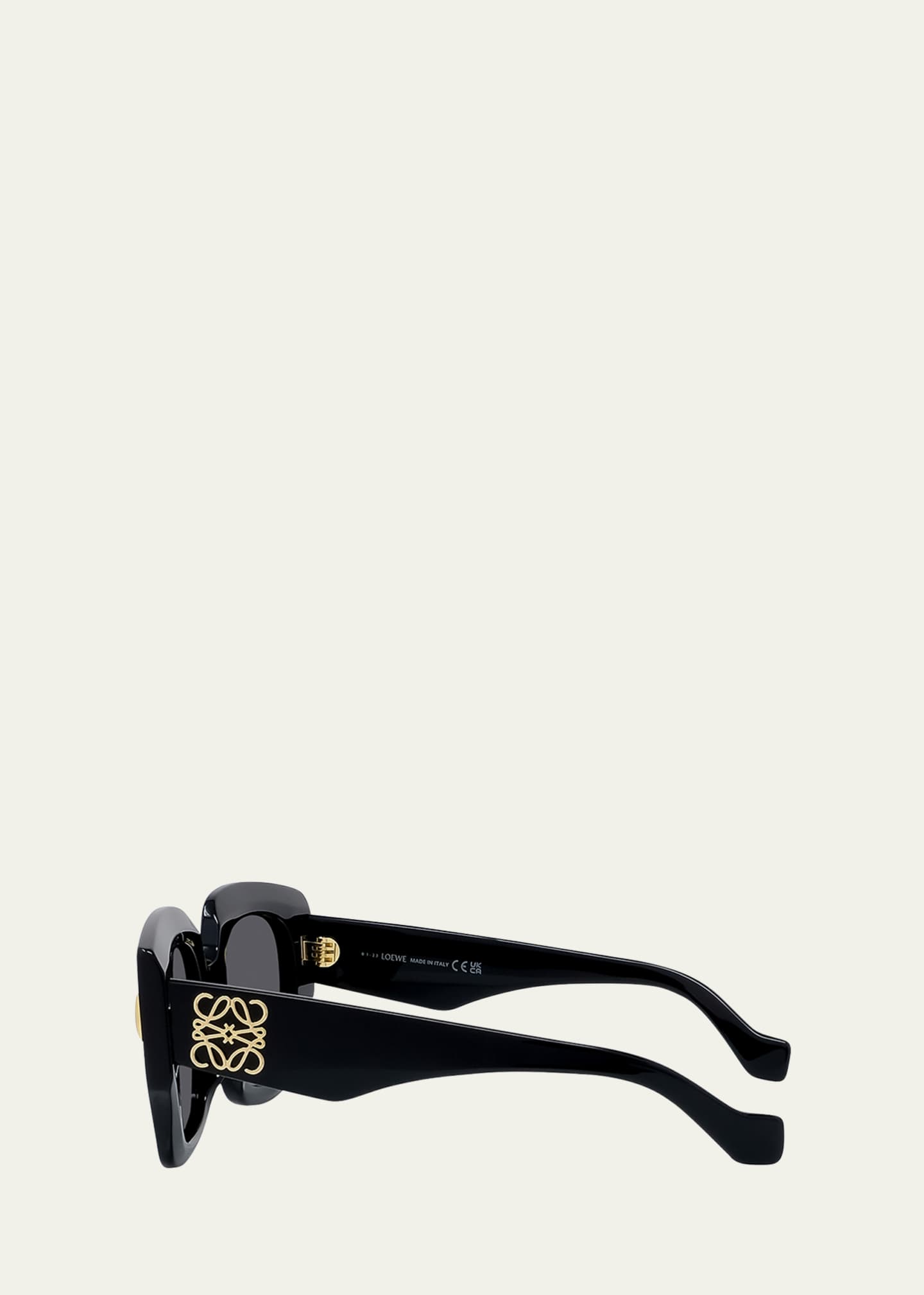 Loewe Anagram Acetate Square Sunglasses - Bergdorf Goodman Loewe Anagram Acetate Square Sunglasses - Bergdorf Goodman