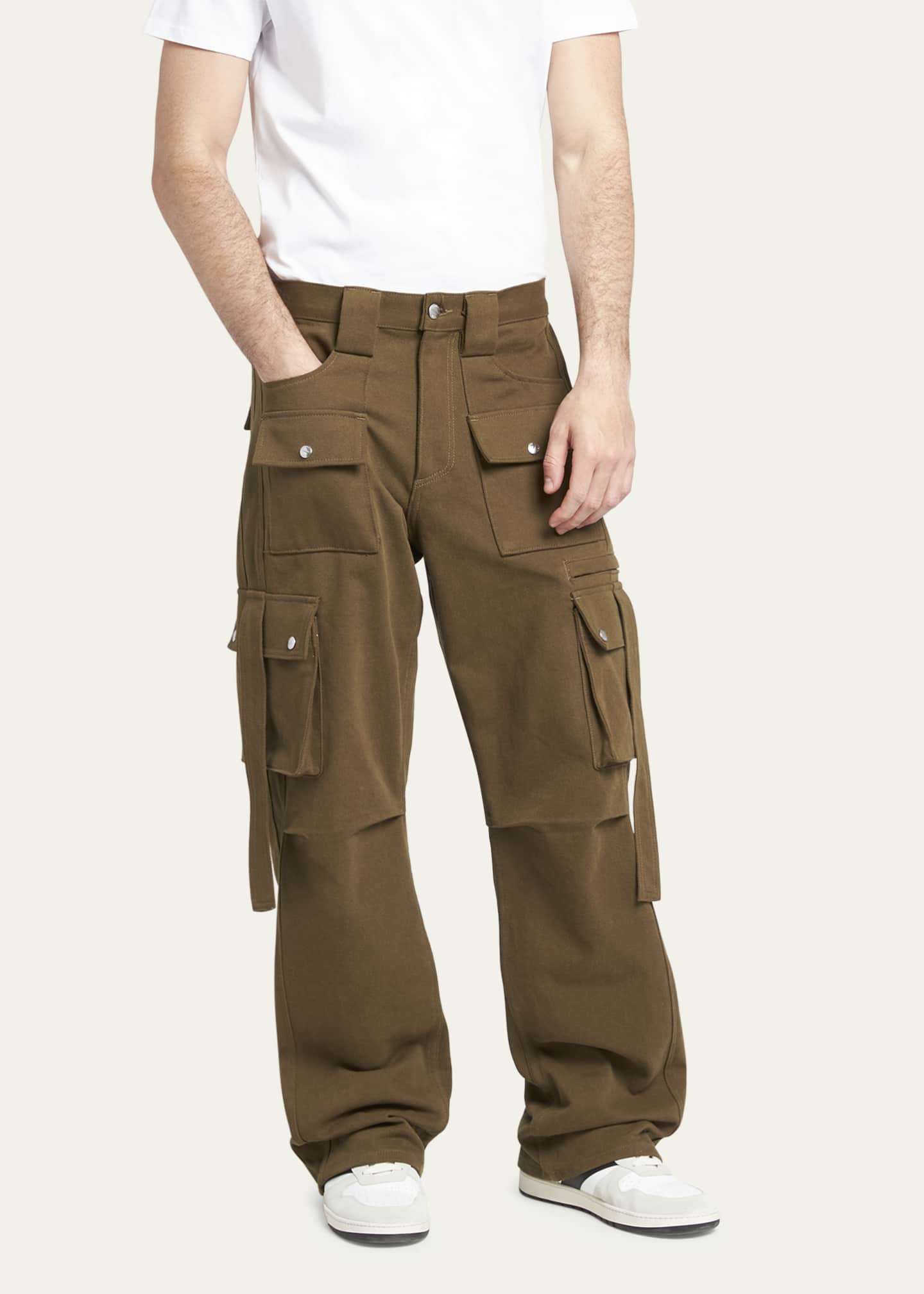 Rhude Men's Baggy Twill MultiPocket Cargo Pants Bergdorf Goodman