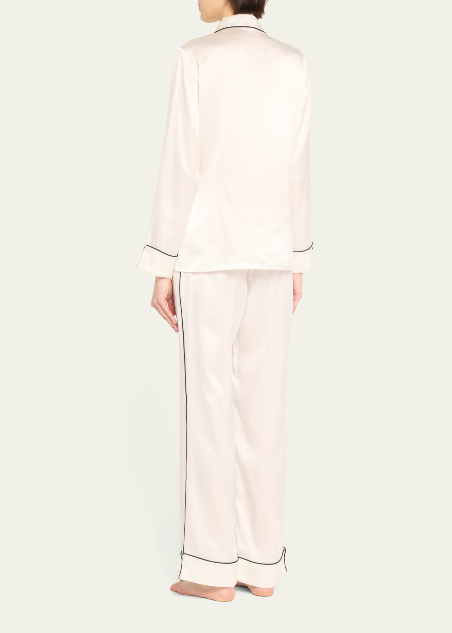 Olivia silk pajamas sale