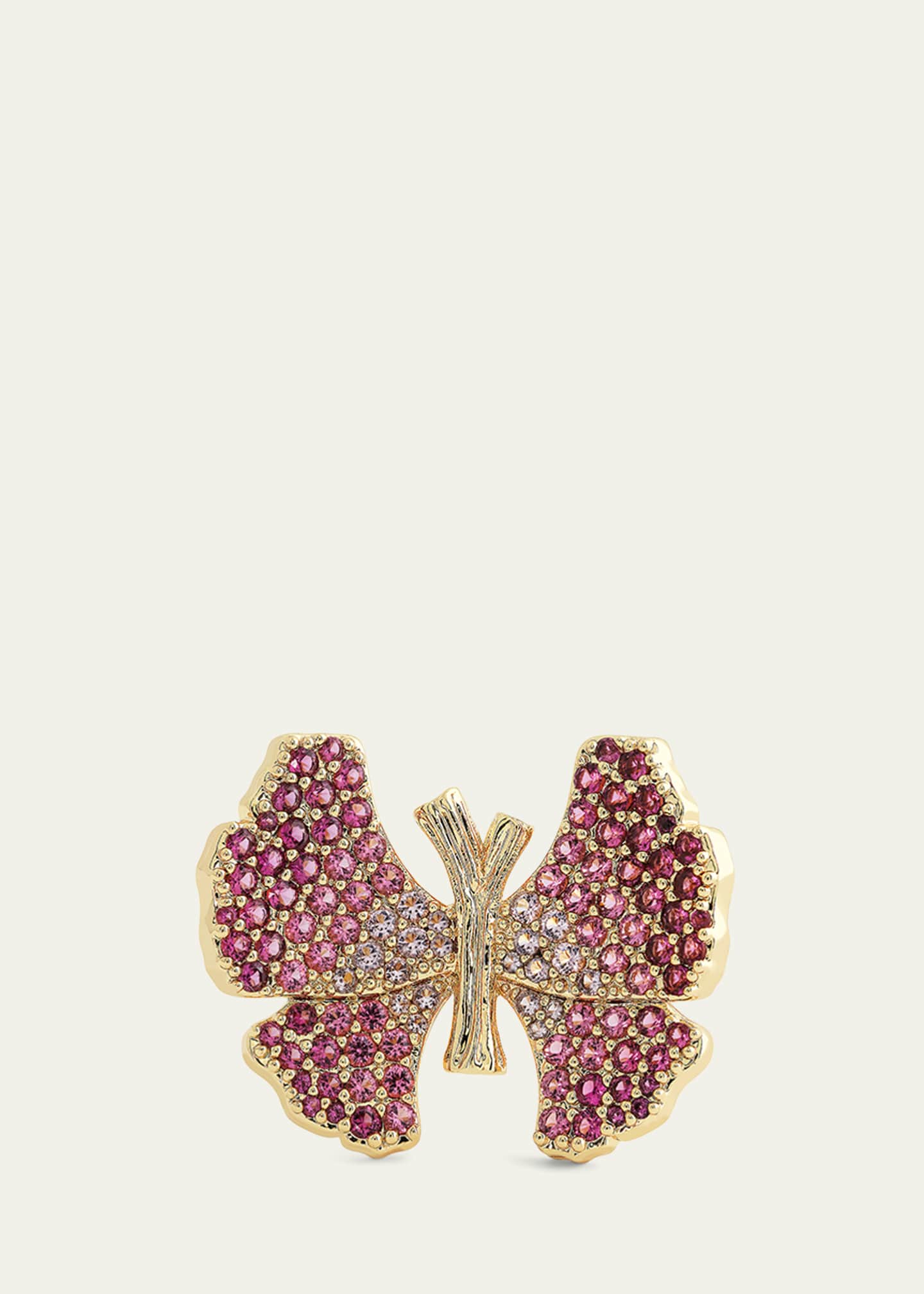 Anabel Aram Jewelry Cubic Zirconia Butterfly Ring Image 3 of 4