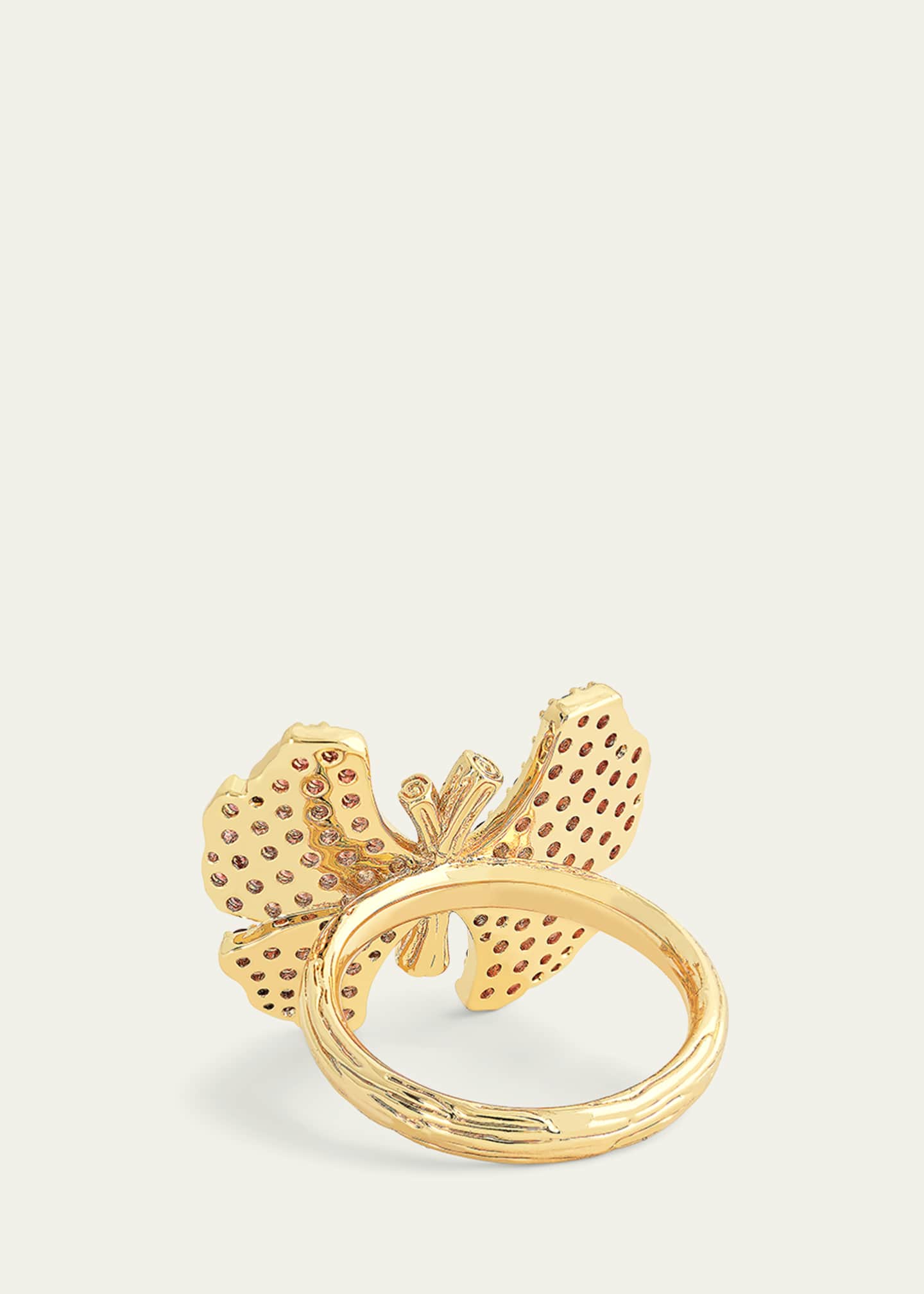 Anabel Aram Jewelry Cubic Zirconia Butterfly Ring Image 4 of 4