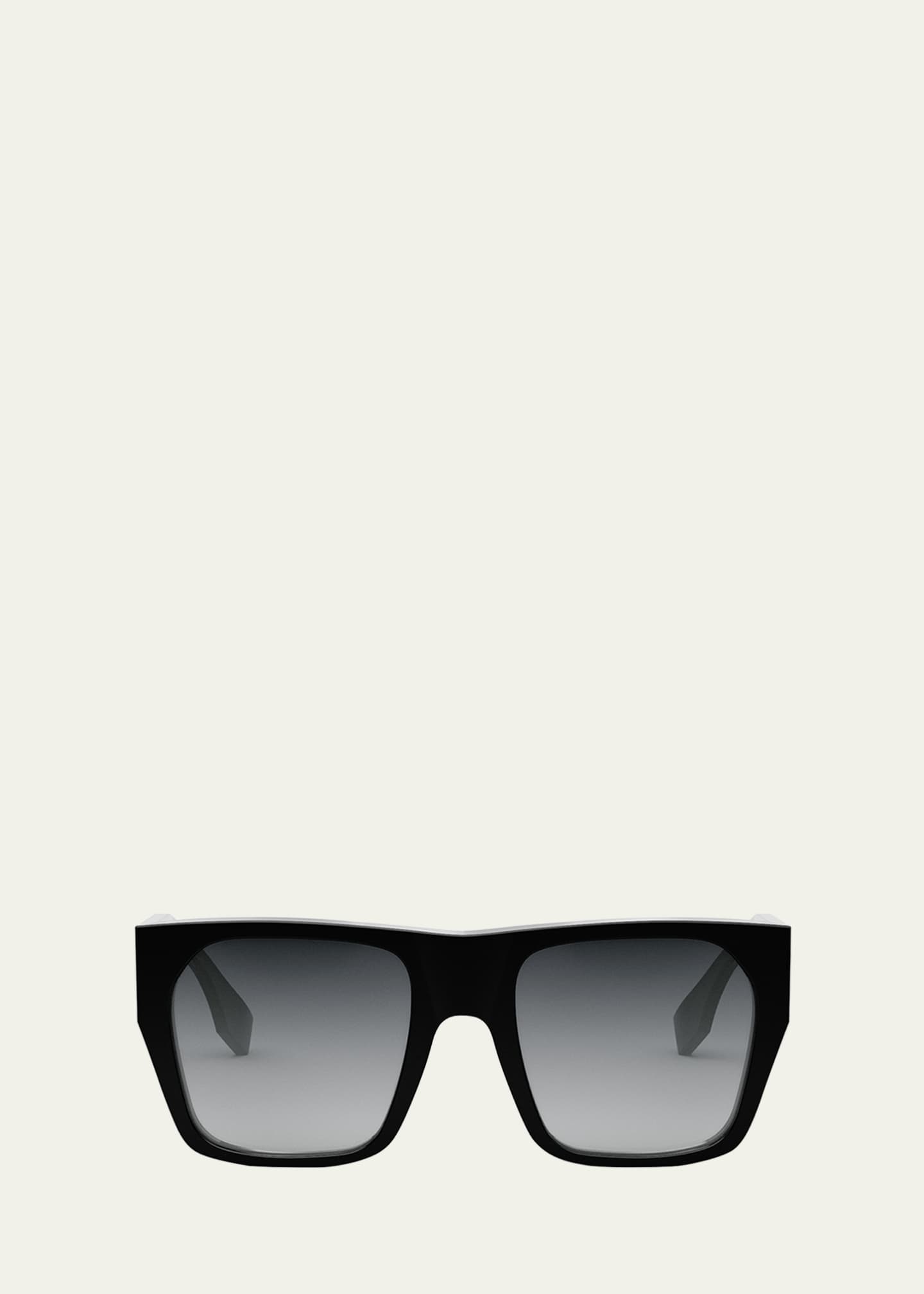 Fendi black square sunglasses cheap