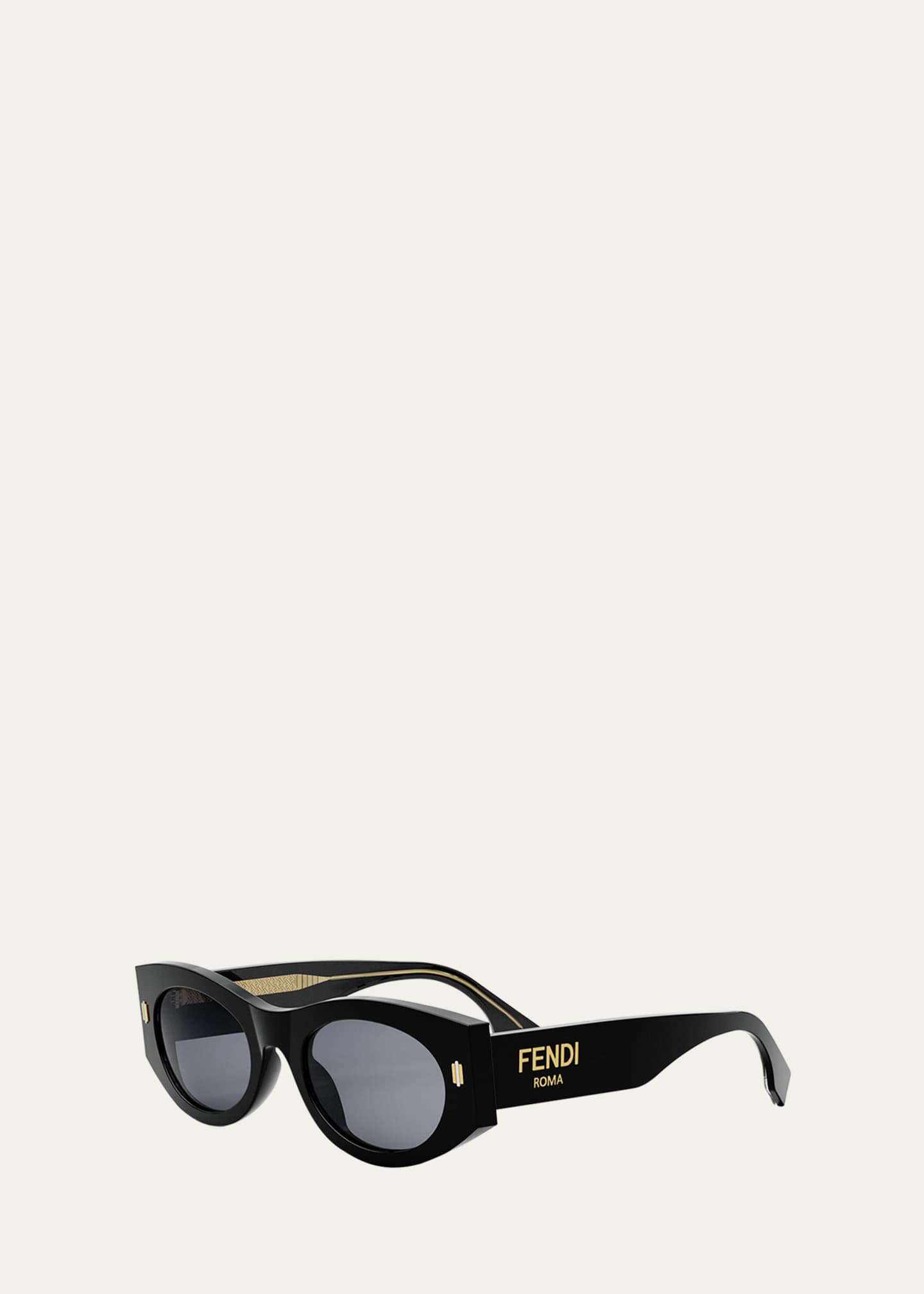 Fendi Fendi Roma Acetate Shield Sunglasses Image 2 of 3