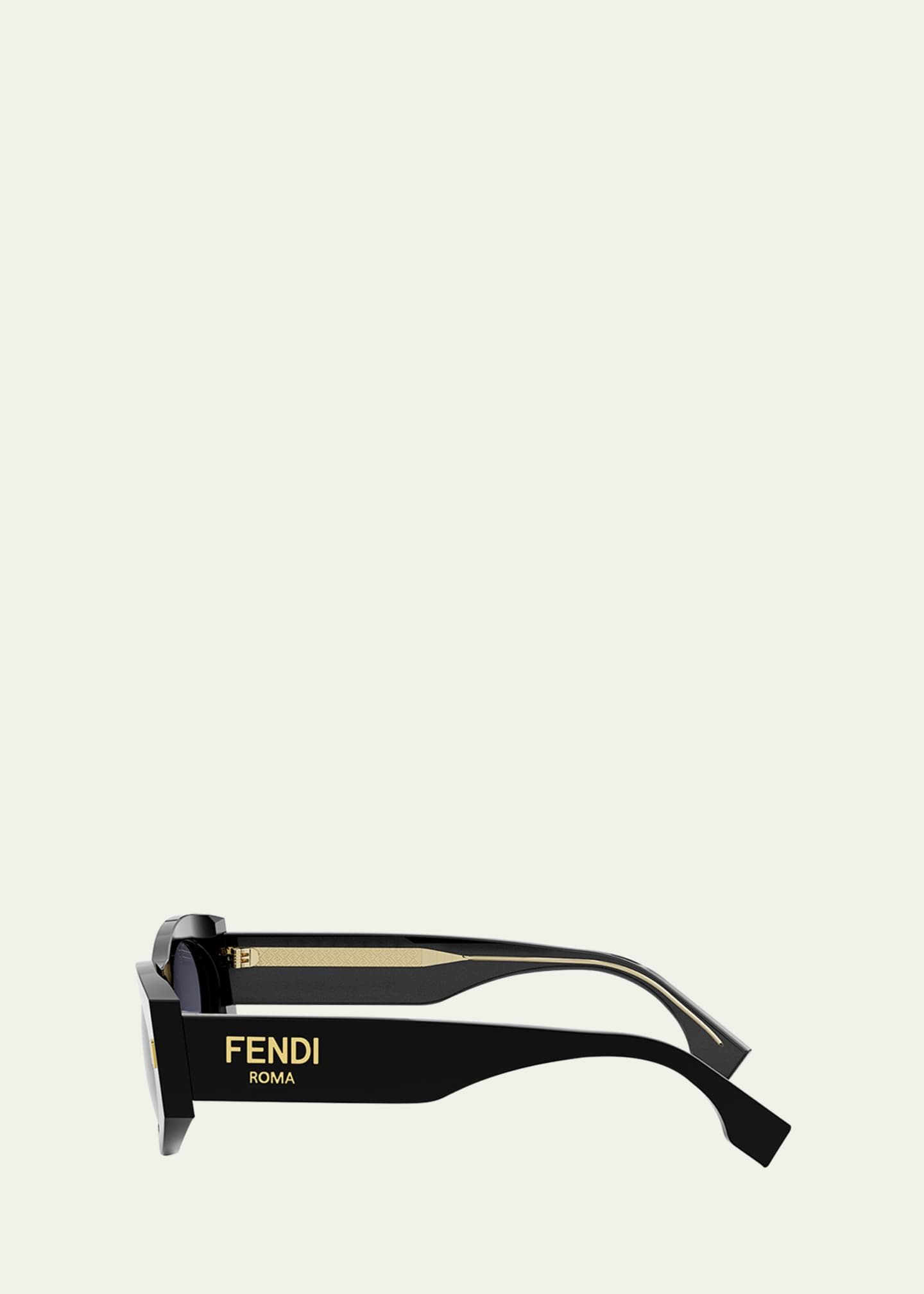 Fendi Fendi Roma Acetate Shield Sunglasses Image 3 of 3