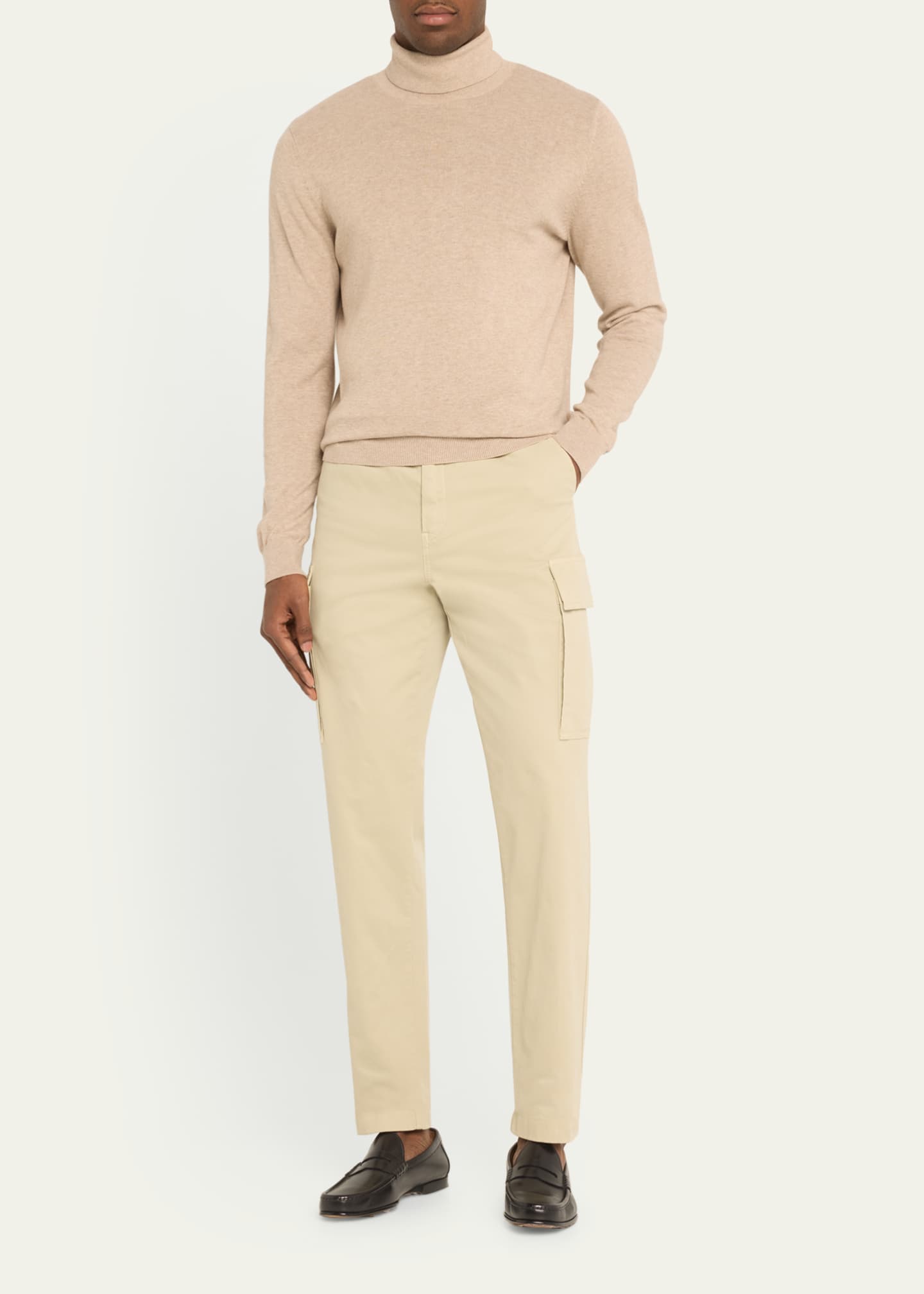 Ralph Lauren Purple Label Men's Remington Gabardine Military Pants Image 2 of 5