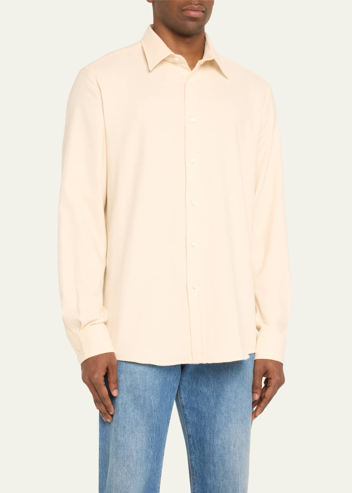 Ralph lauren brushed cotton shirt top