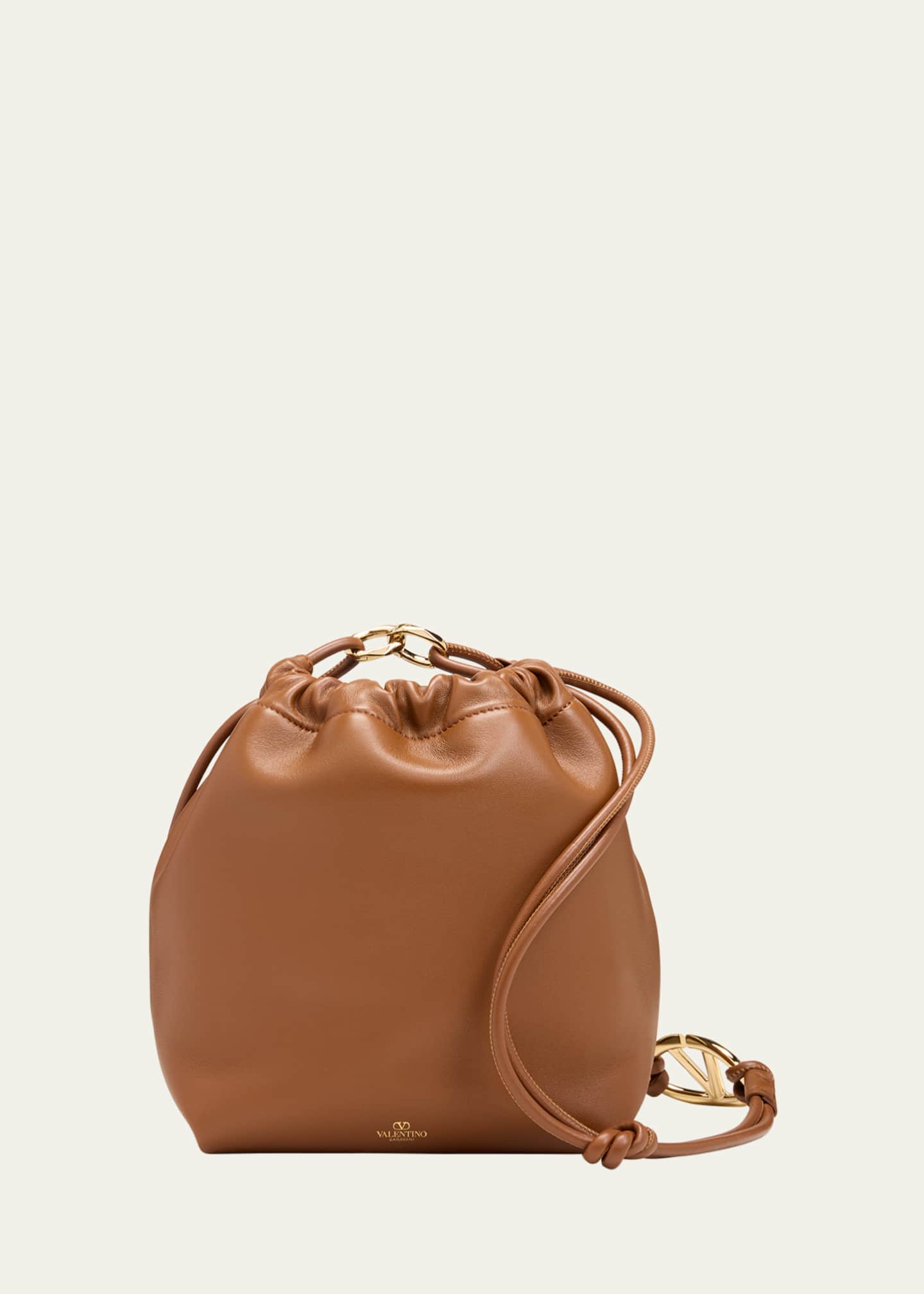 Valentino Garavani VLogo Medium Lambskin Bucket Bag Bergdorf Goodman