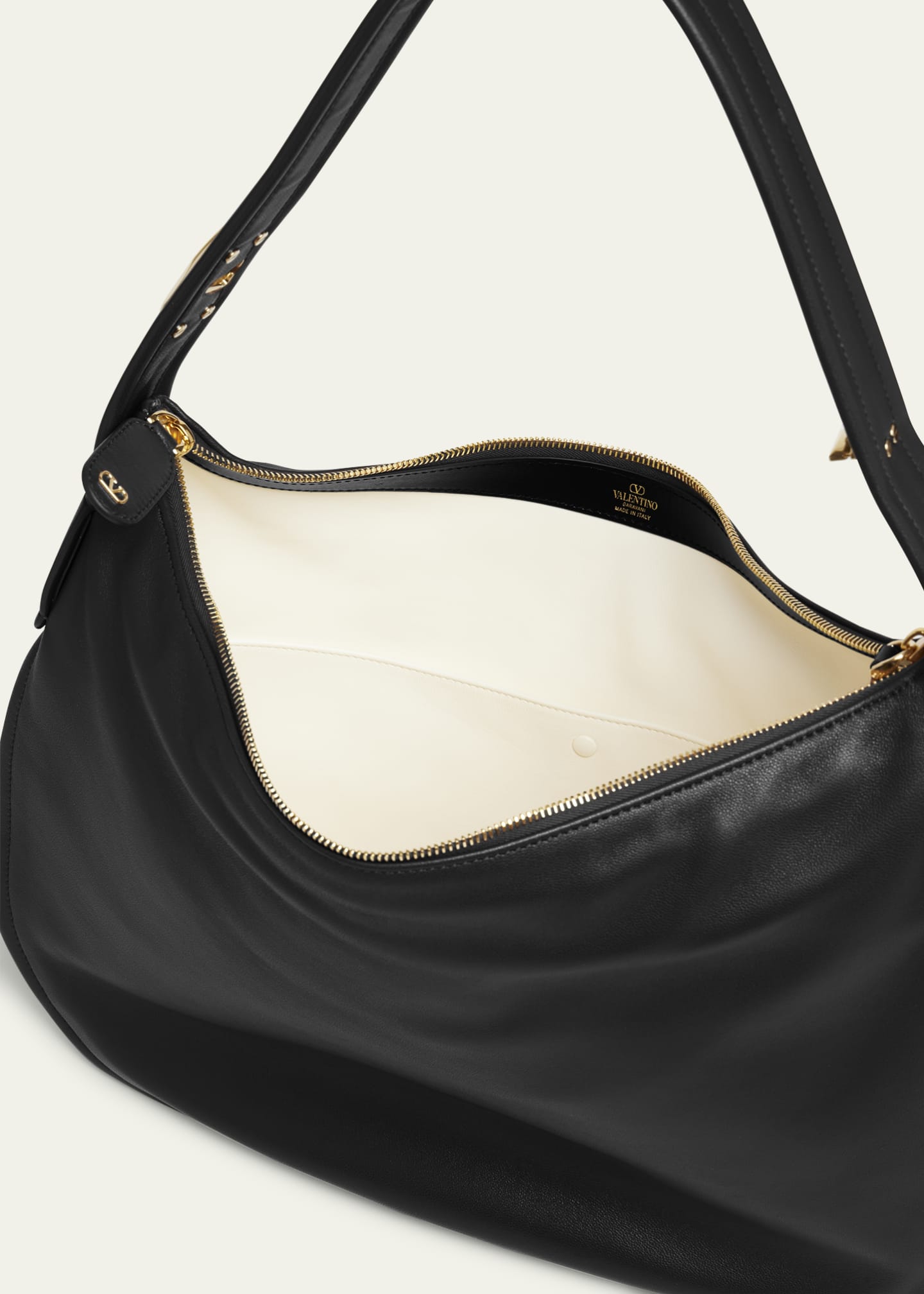 Valentino Garavani Go Large Leather Hobo Bag Bergdorf Goodman
