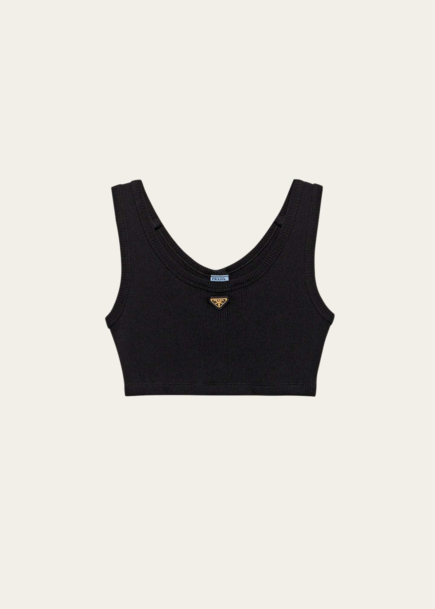 商品画像：NWT prada logo tank in black | eBay 1