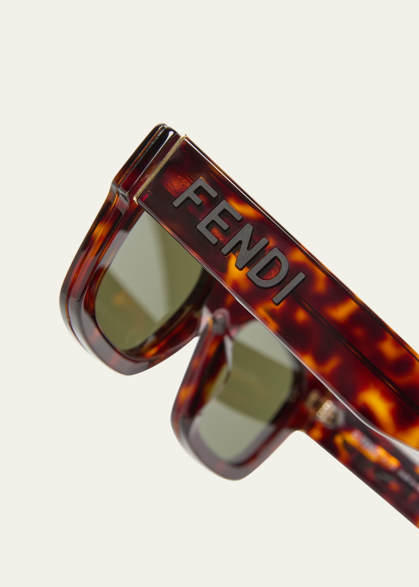 Fendi Men's Signature Oval Logo Sunglasses Image 4 of 5
