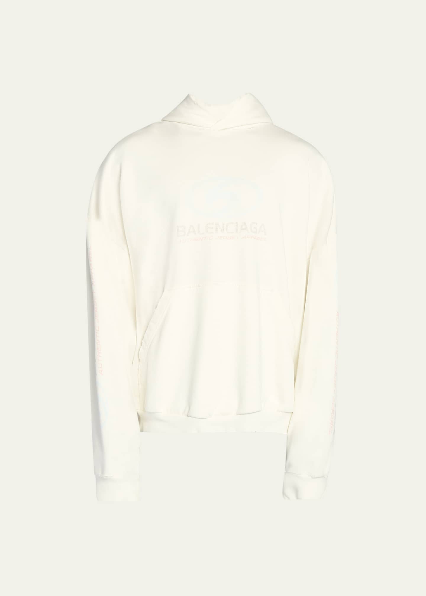 Balenciaga white sweatshirt top
