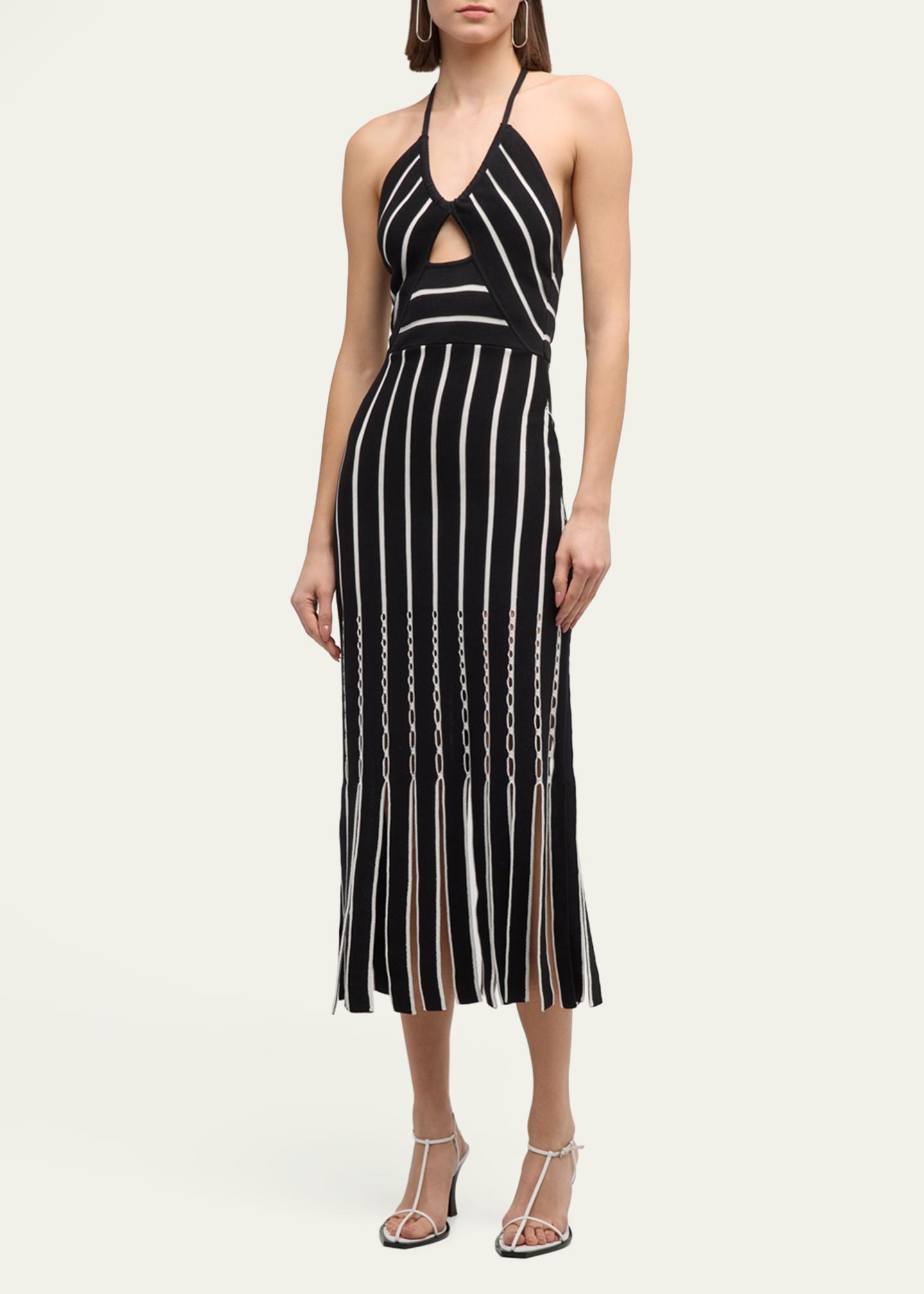 Top Ramy Brook Lena - Crème - Taille XS - Nuque Halter Avec Liens - Neuf Avec étiquette