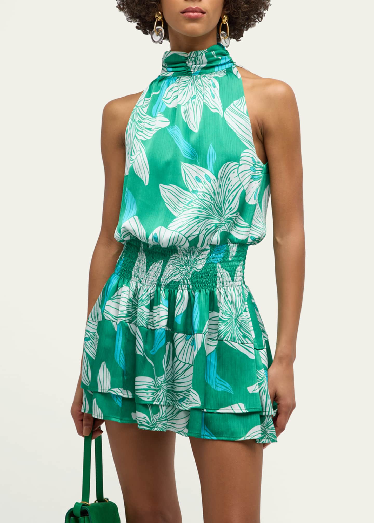 Ramy Brook Dani Halter Mini Dress Bergdorf Goodman