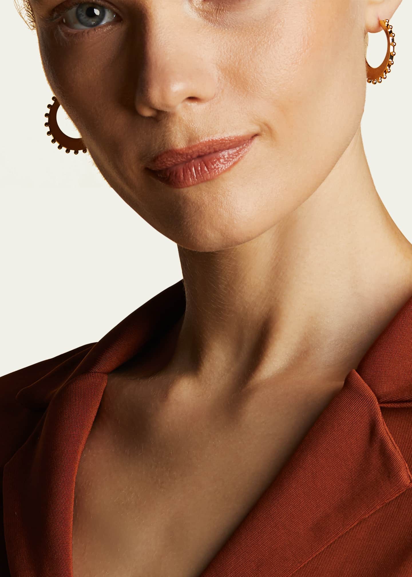 Futura Jewelry Ancient Power Hoop Earrings Image 2 of 2