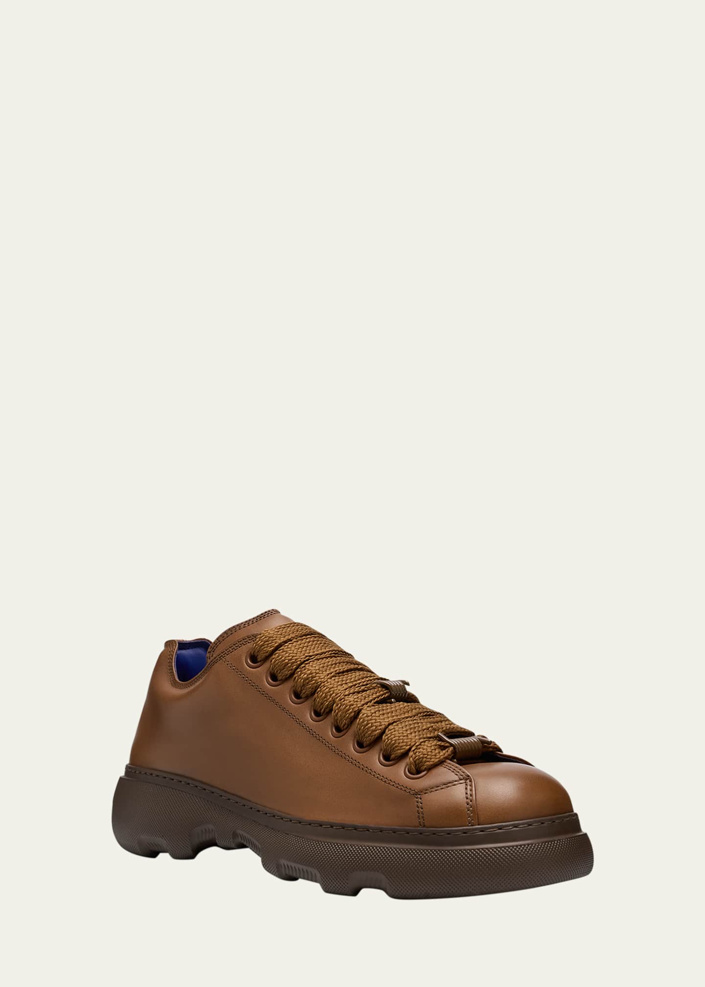 Burberry Men's Ranger Leather Hiking Sneakers Image 3 of 6