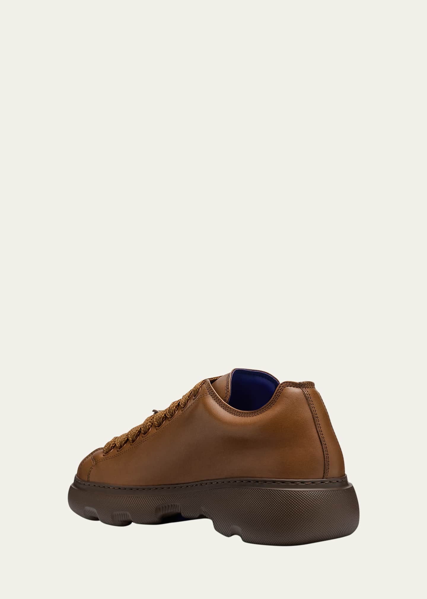 Burberry Men's Ranger Leather Hiking Sneakers Image 4 of 6