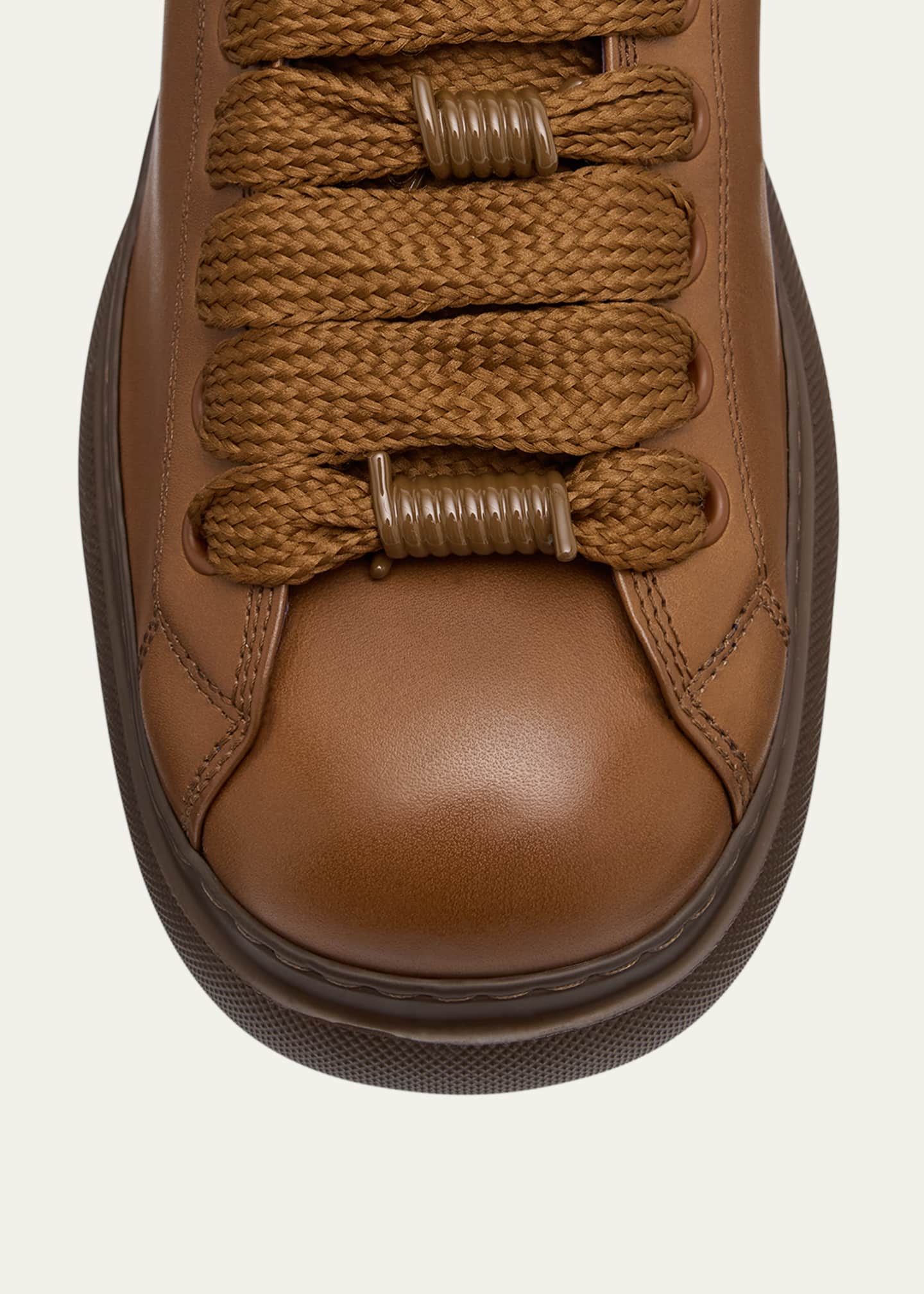 Burberry Men's Ranger Leather Hiking Sneakers Image 6 of 6