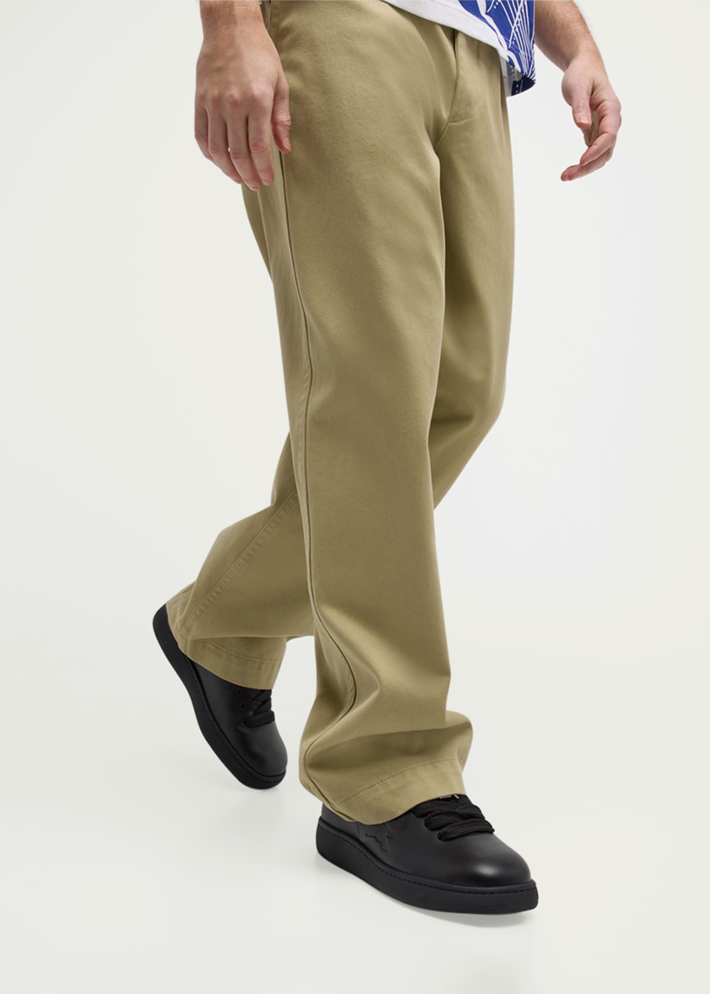 Burberry Men's Leather Box Low-Top Sneakers - Bergdorf Goodman