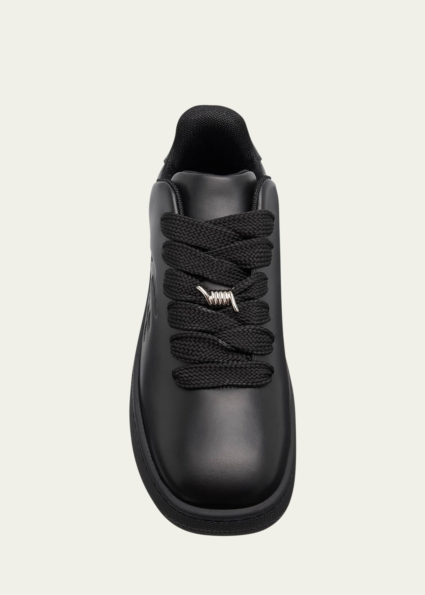 Burberry Men's Leather Box Low-Top Sneakers - Bergdorf Goodman