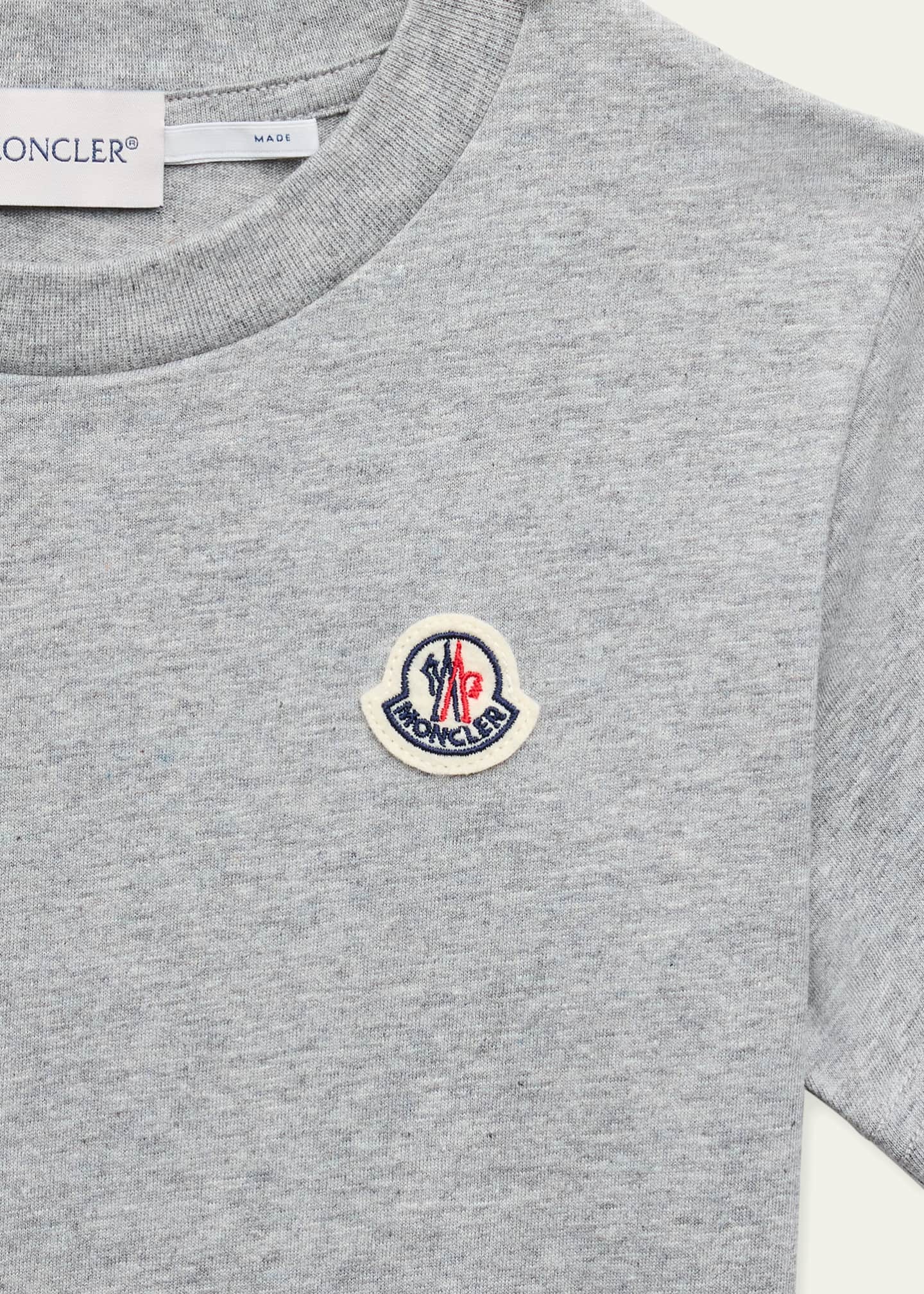 Moncler Boy's Short-Sleeve Logo T-Shirt, Size 4-6 Image 3 of 3