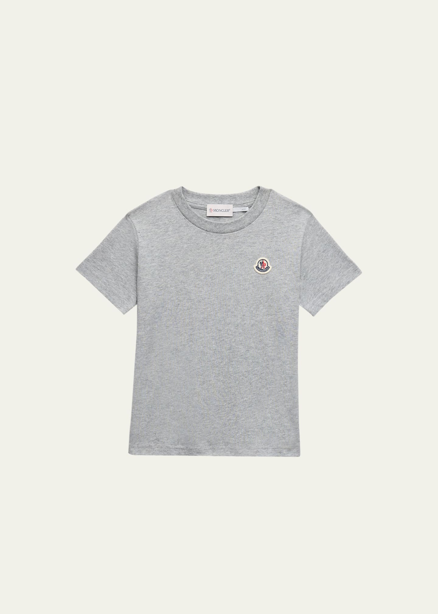 Moncler Boy's Short-Sleeve Logo T-Shirt, Size 4-6 Image 1 of 3
