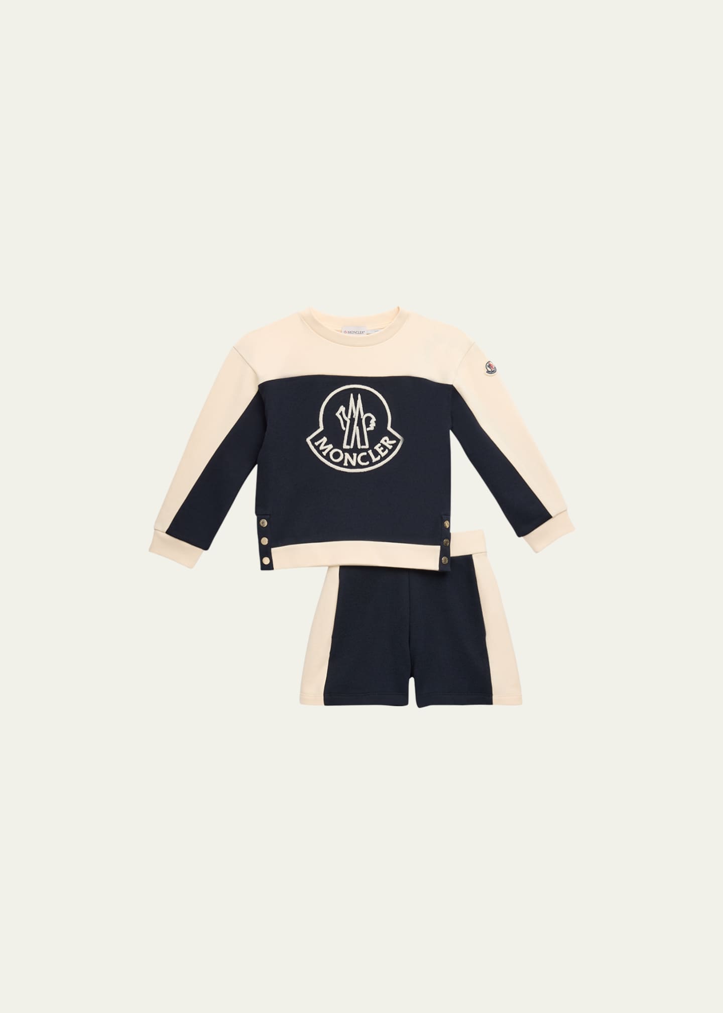 Moncler logo store embroidered sweatshirt