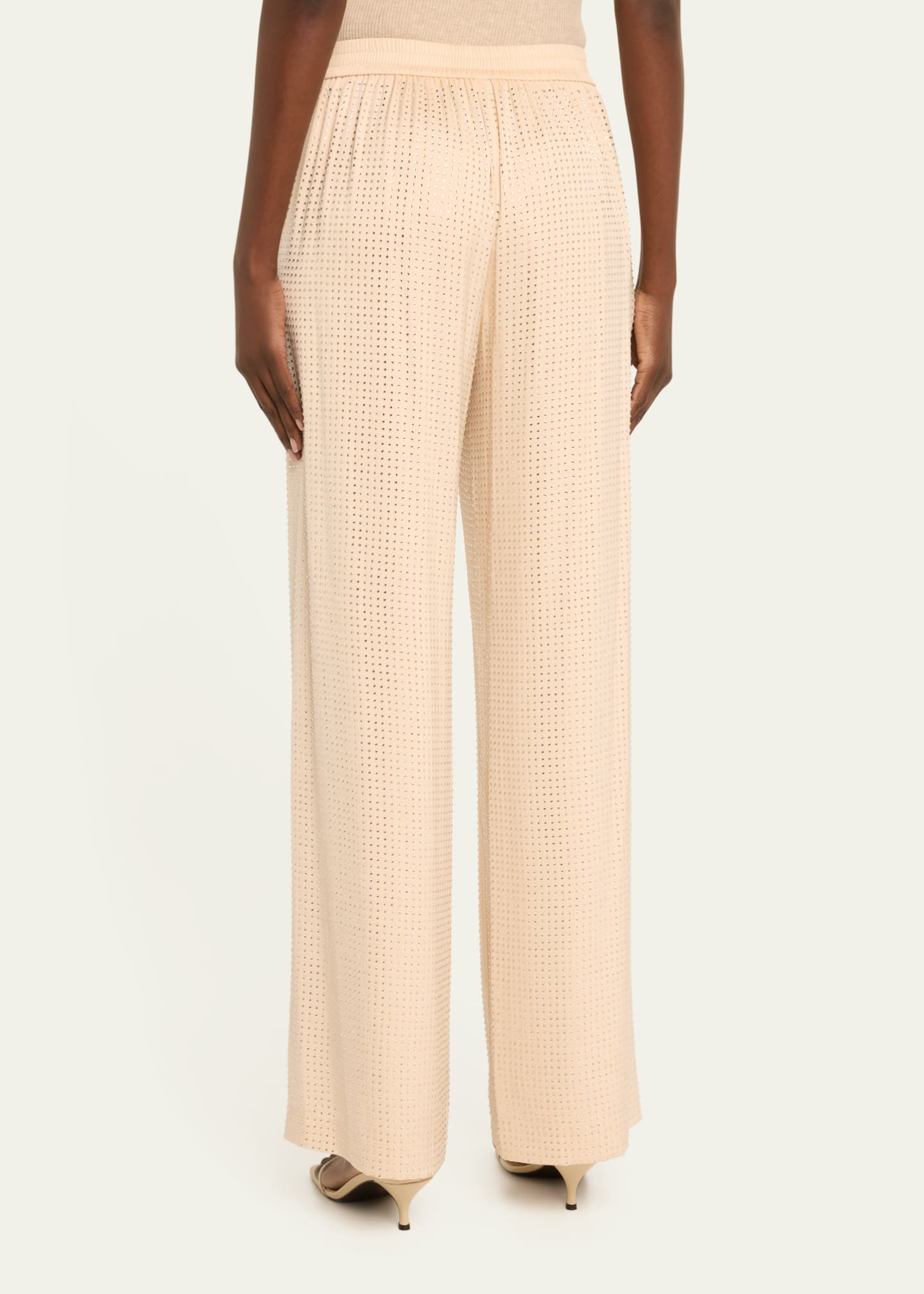 Kobi Halperin Lane Straight-Leg Rhinestone Pants Image 3 of 5
