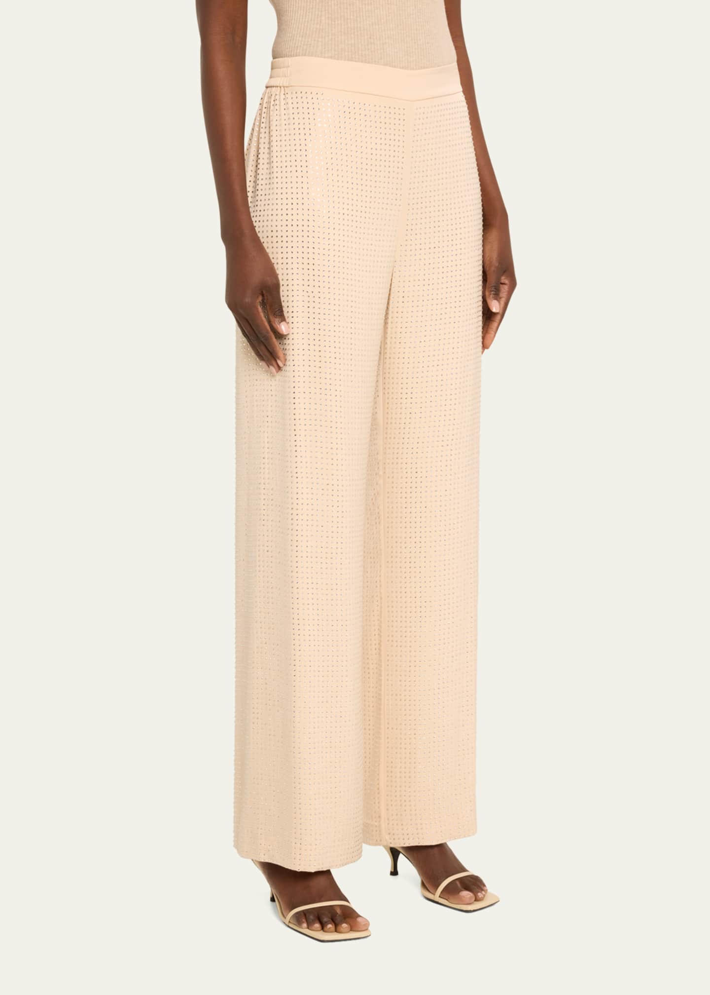 Kobi Halperin Lane Straight-Leg Rhinestone Pants Image 4 of 5