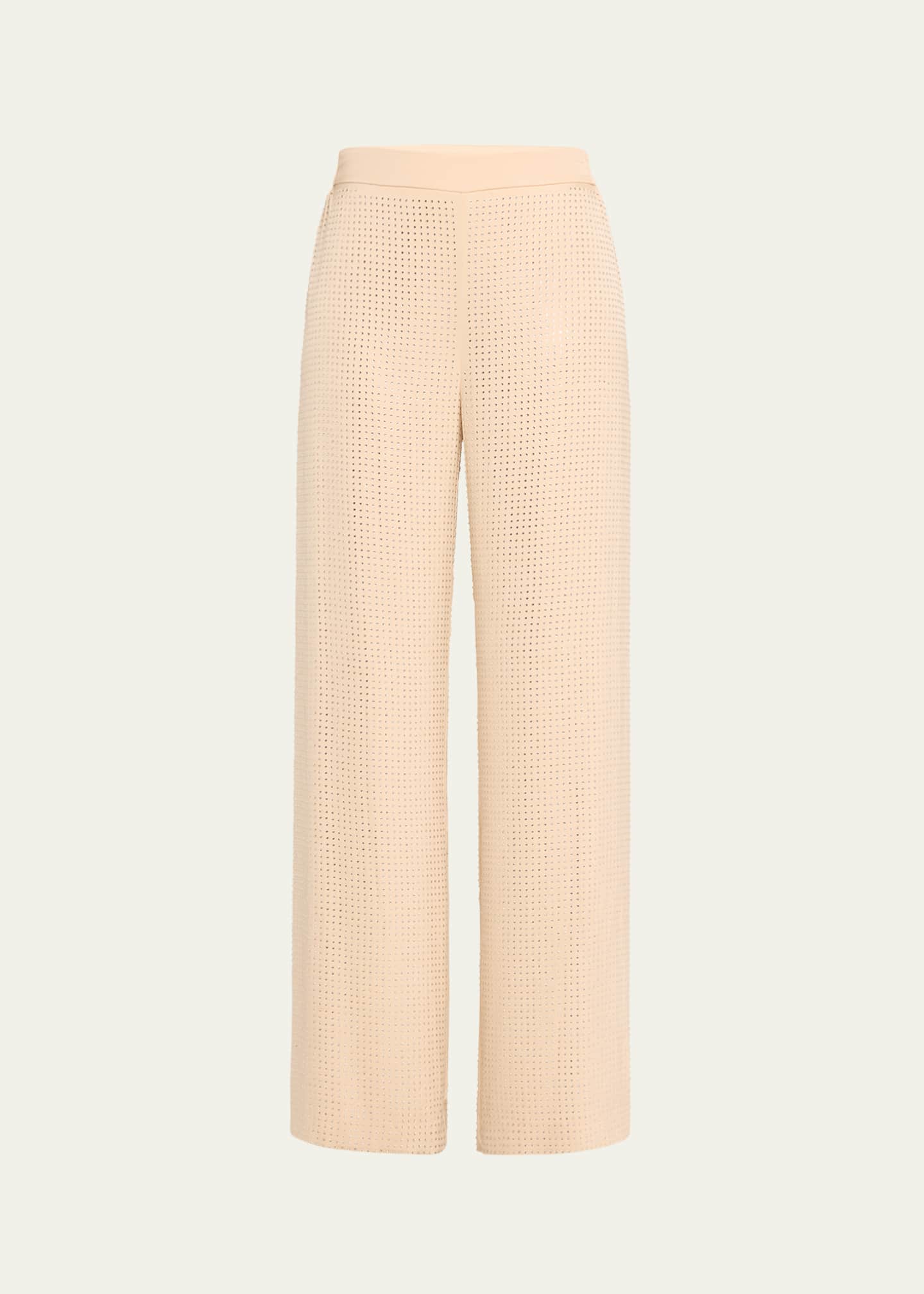 Kobi Halperin Lane Straight-Leg Rhinestone Pants Image 1 of 5