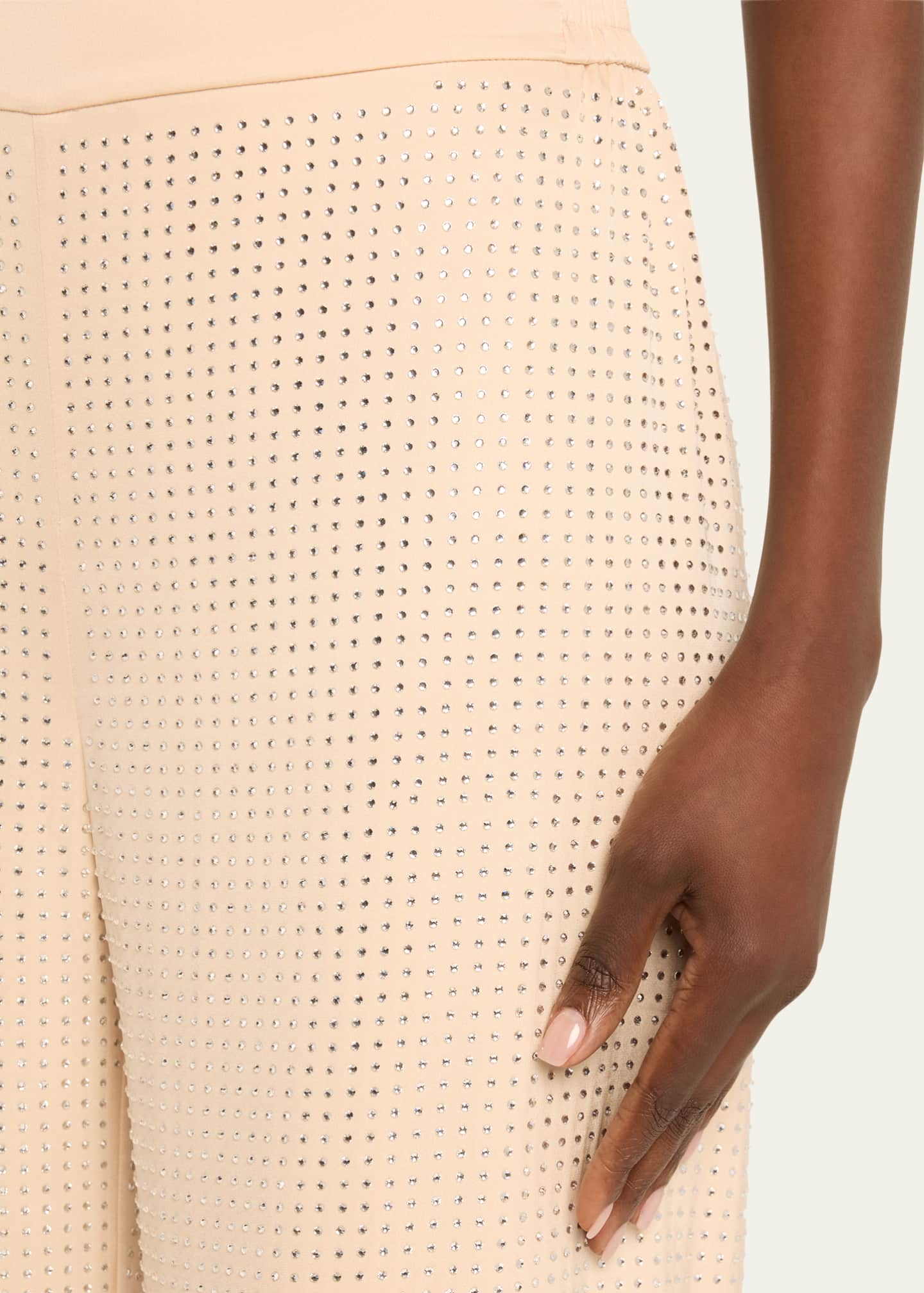Kobi Halperin Lane Straight-Leg Rhinestone Pants Image 5 of 5