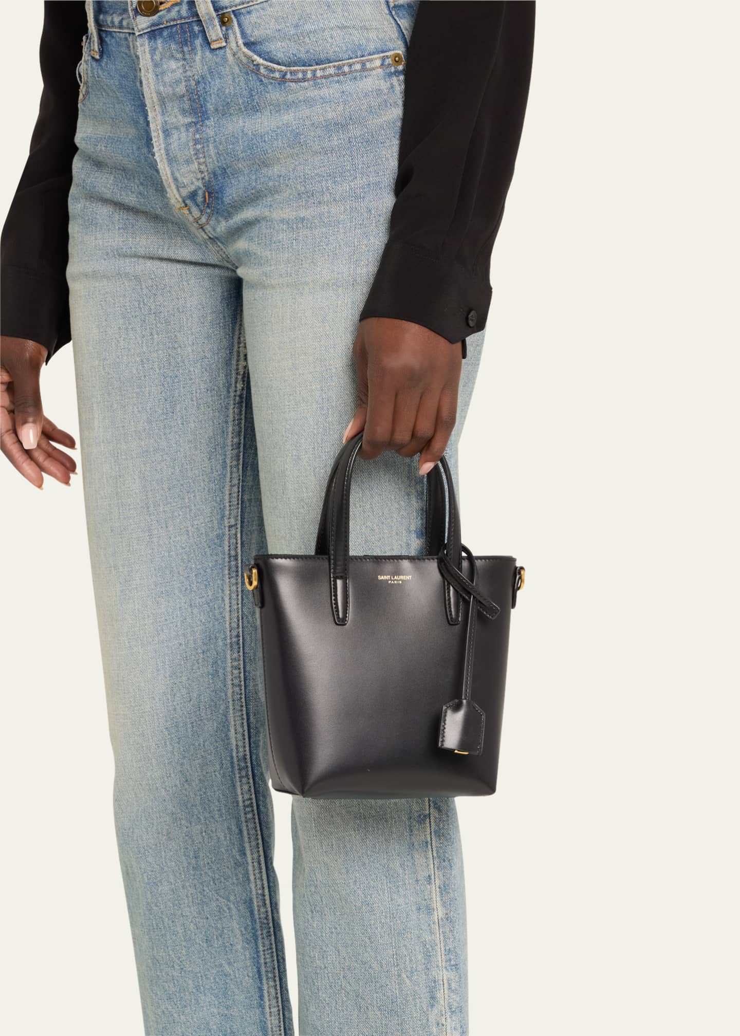 Saint Laurent Toy Leather Shopping Tote Bag Image 2 of 5