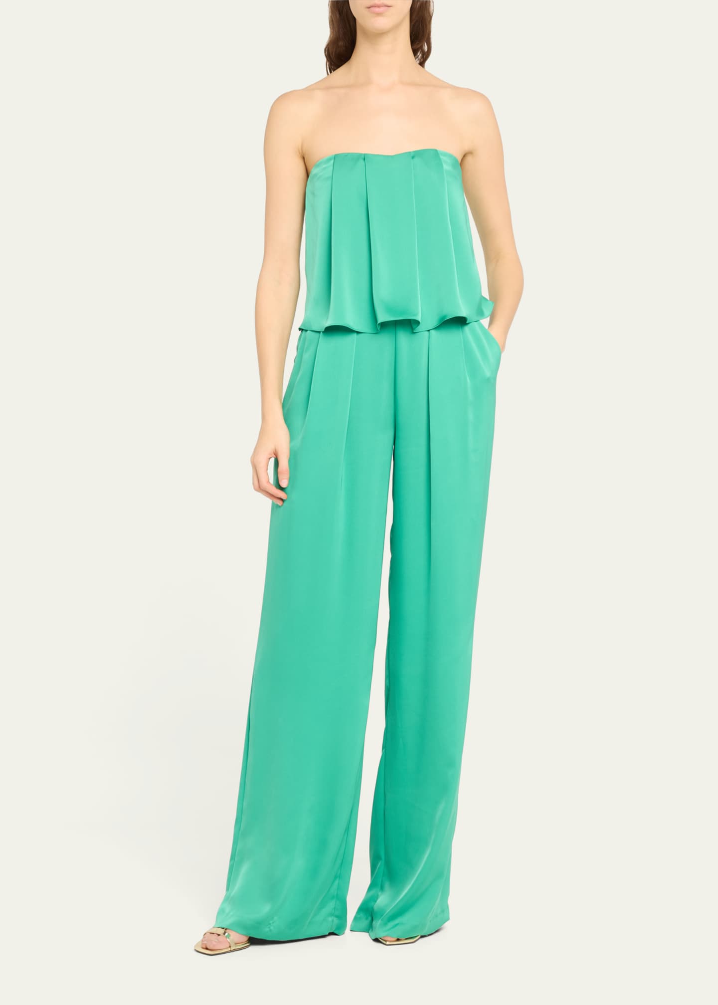Ramy Brook Kennedi Strapless Cropped Blouse Image 2 of 5