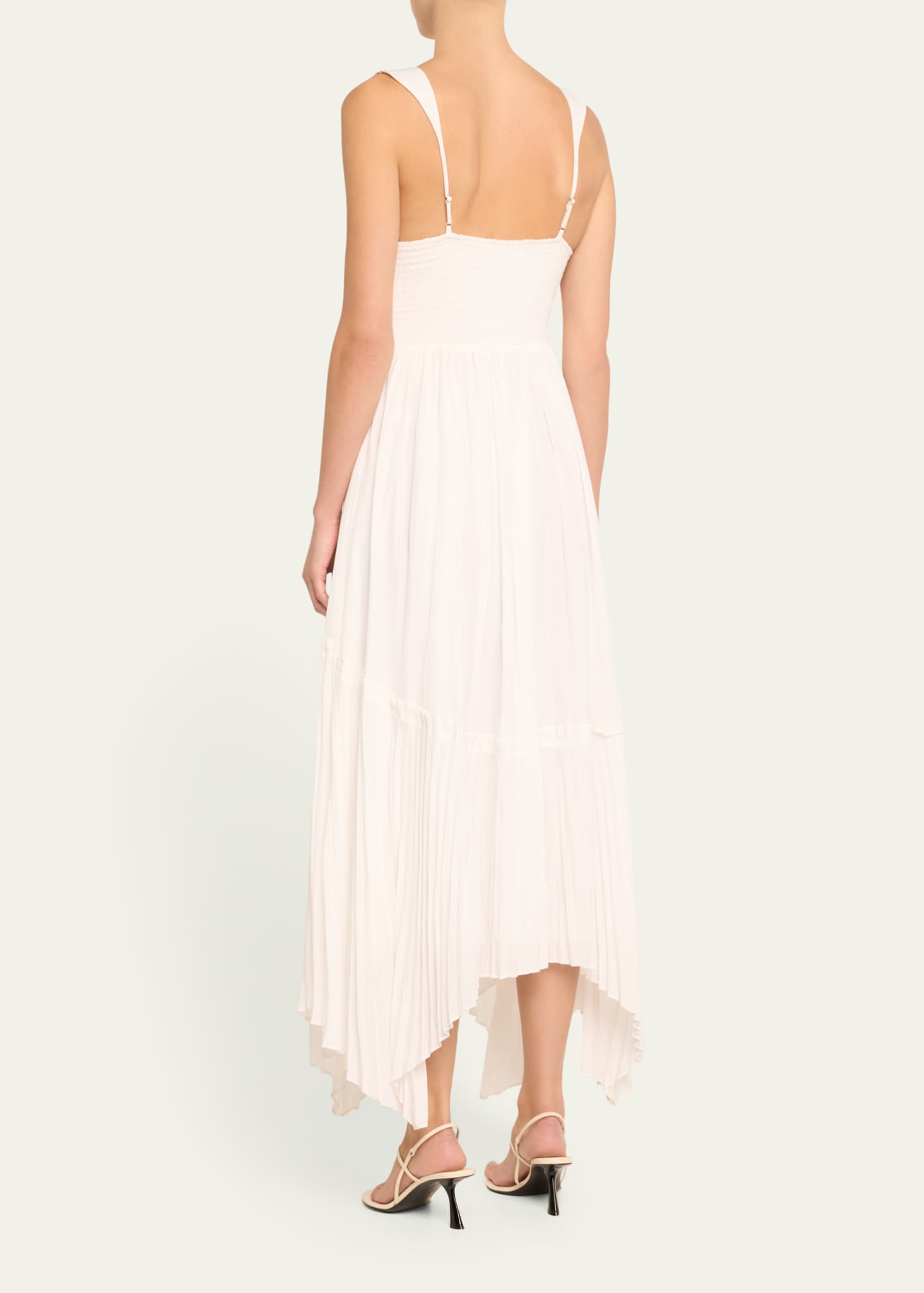 Ramy Brook August Pleated Handkerchief Dress Image 3 of 5