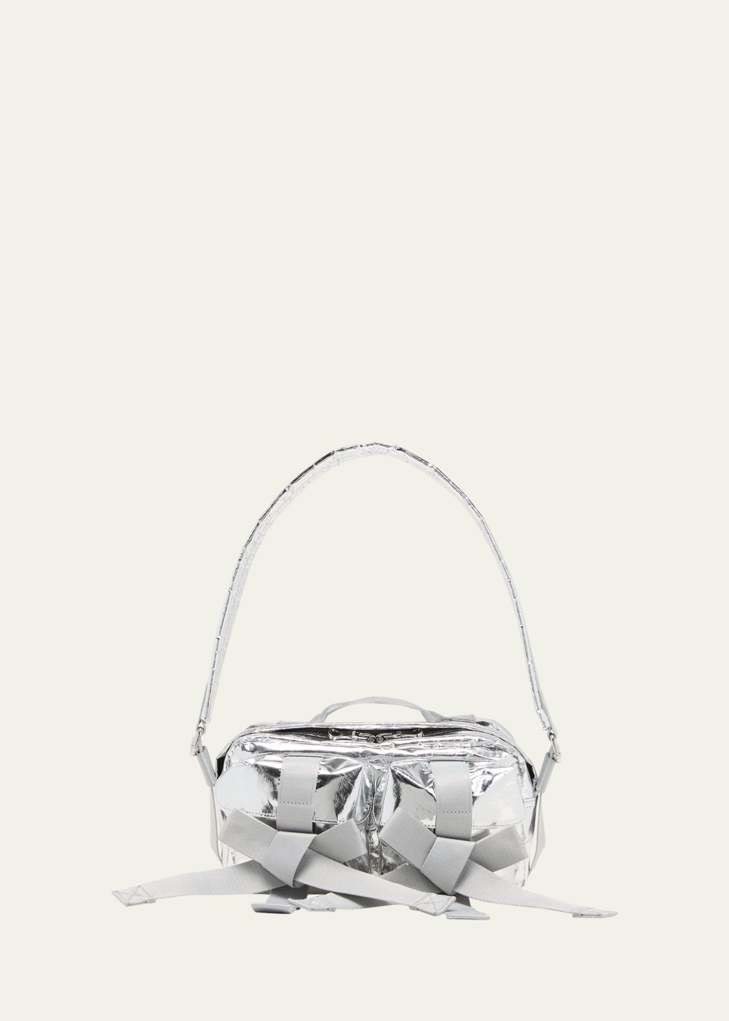 Simone Rocha Classic Bow Metallic Crossbody Bag Bergdorf Goodman