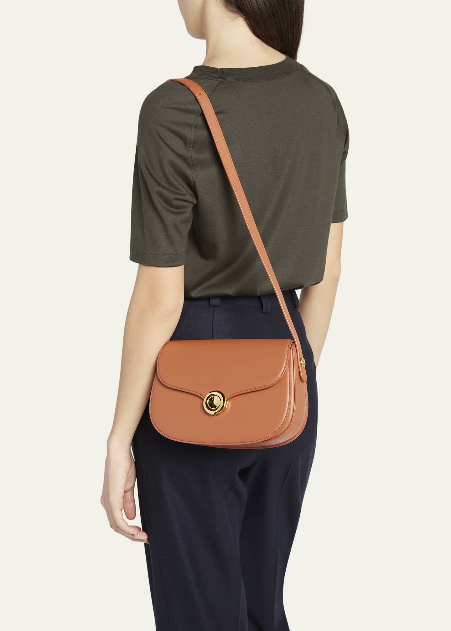 Loro Piana Ghiera Small Leather Crossbody Bag - Bergdorf Goodman