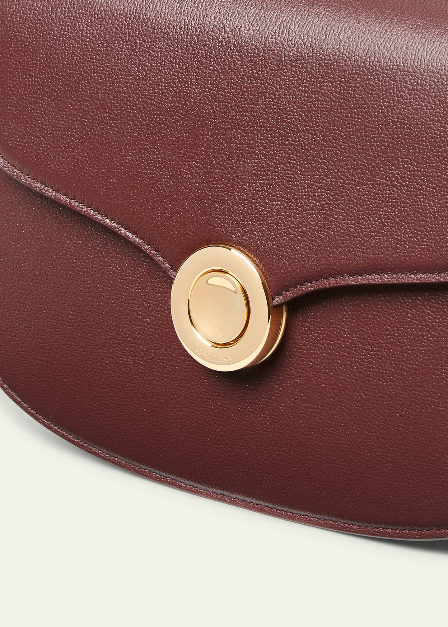 Loro Piana Ghiera Small Leather Crossbody Bag Image 6 of 6