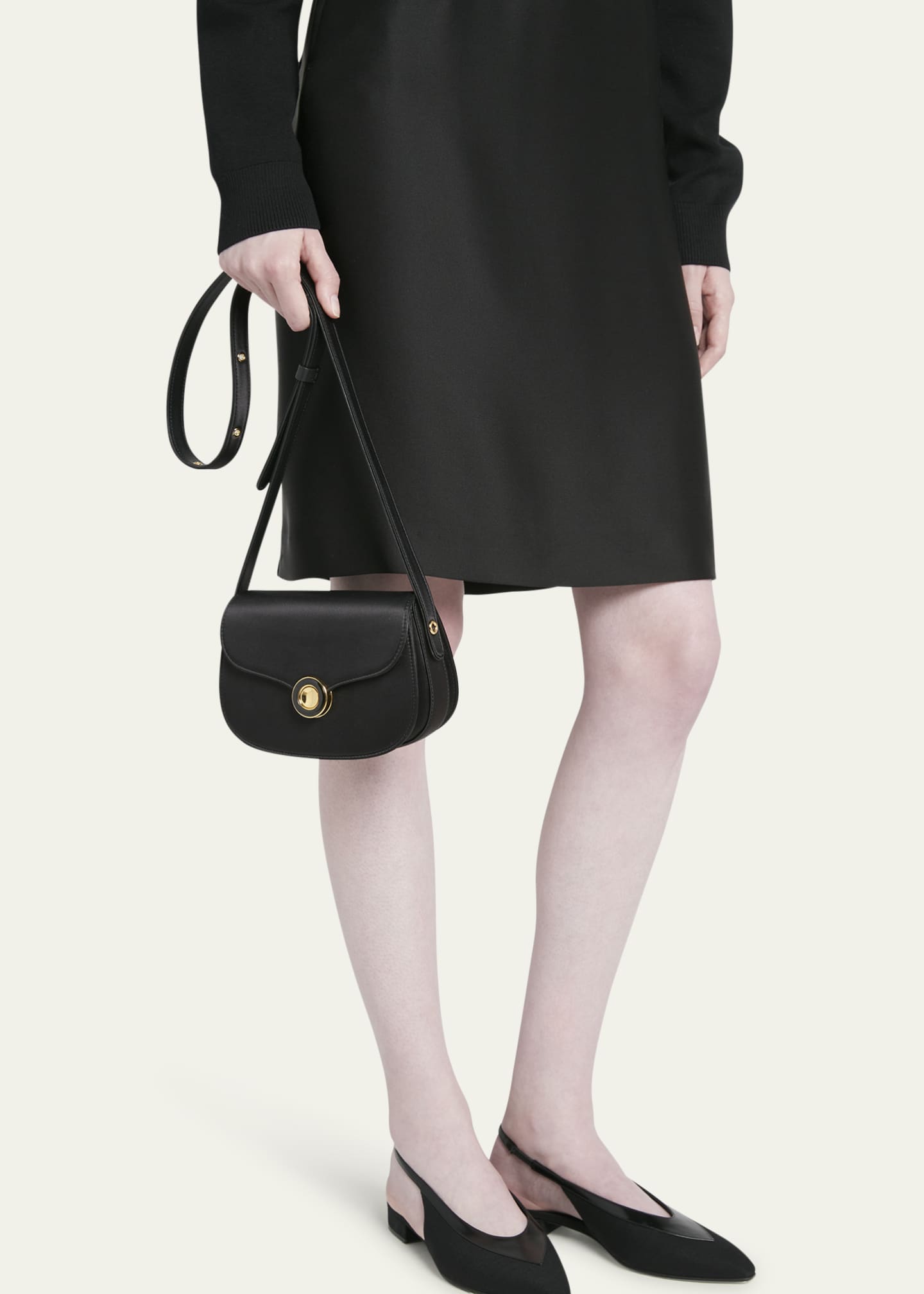 Loro Piana Ghiera Mini Satin Crossbody Bag Bergdorf Goodman