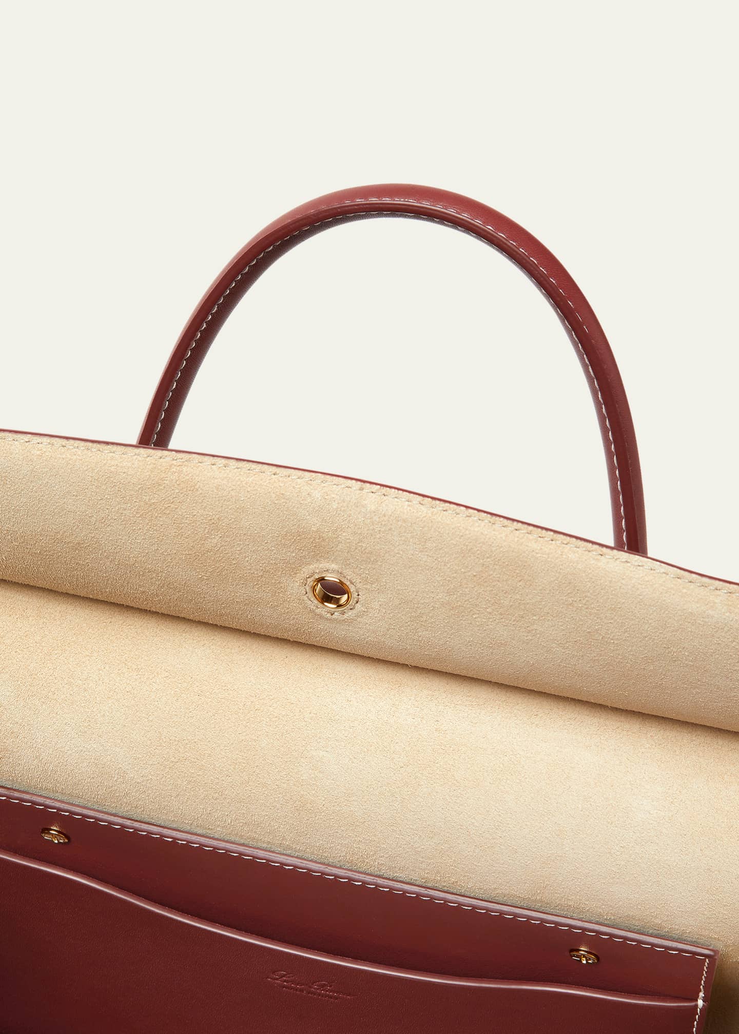 Loom 32 Rounded Leather Top-Handle Bag