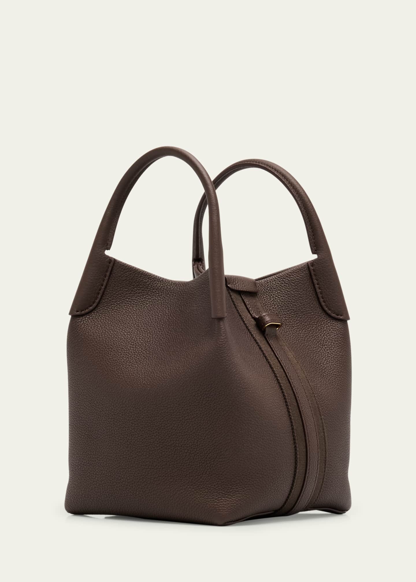 Loro Piana Bale Small Leather Top-Handle Bag Image 3 of 6
