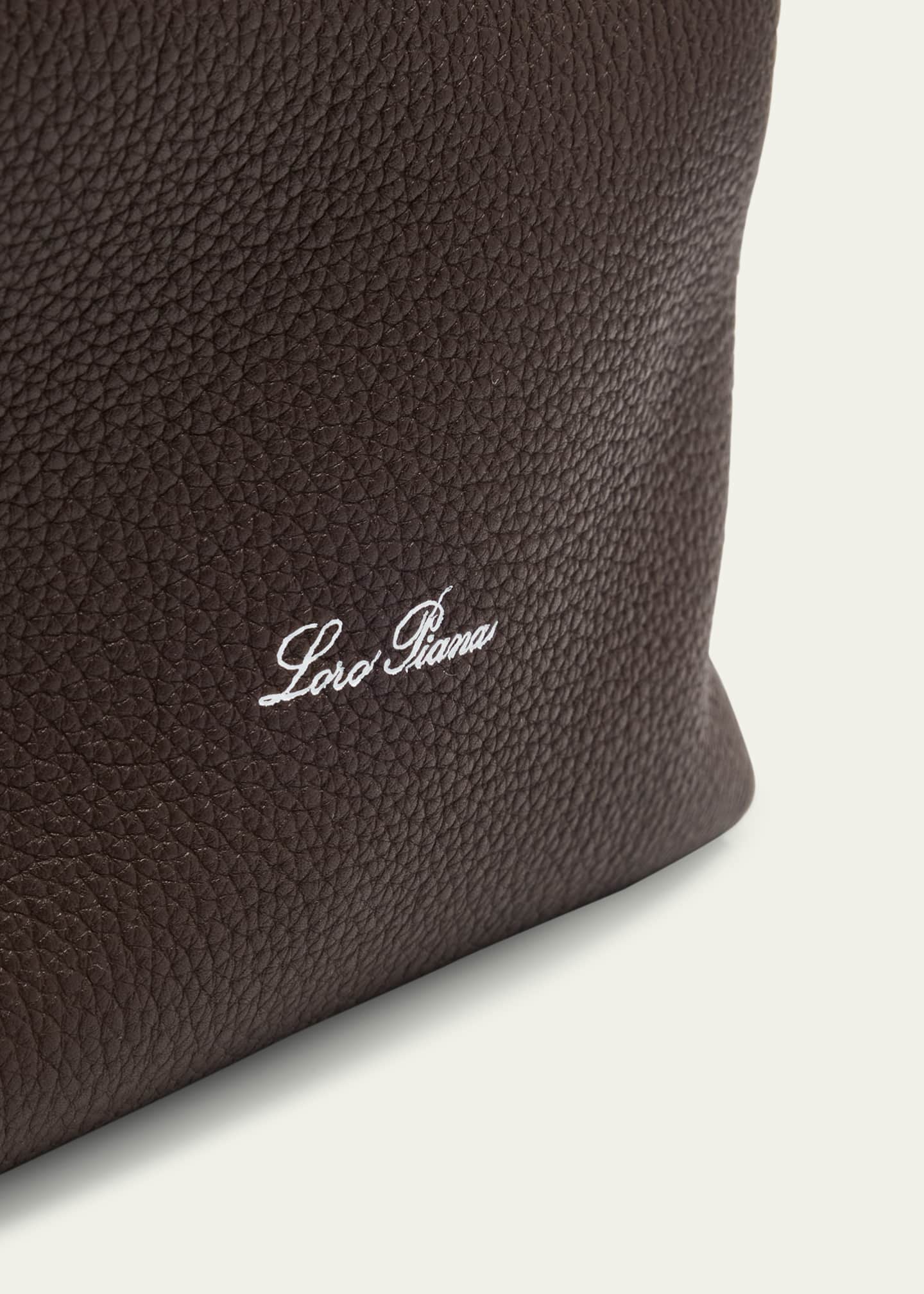 Loro Piana Bale Small Leather Top-Handle Bag Image 6 of 6