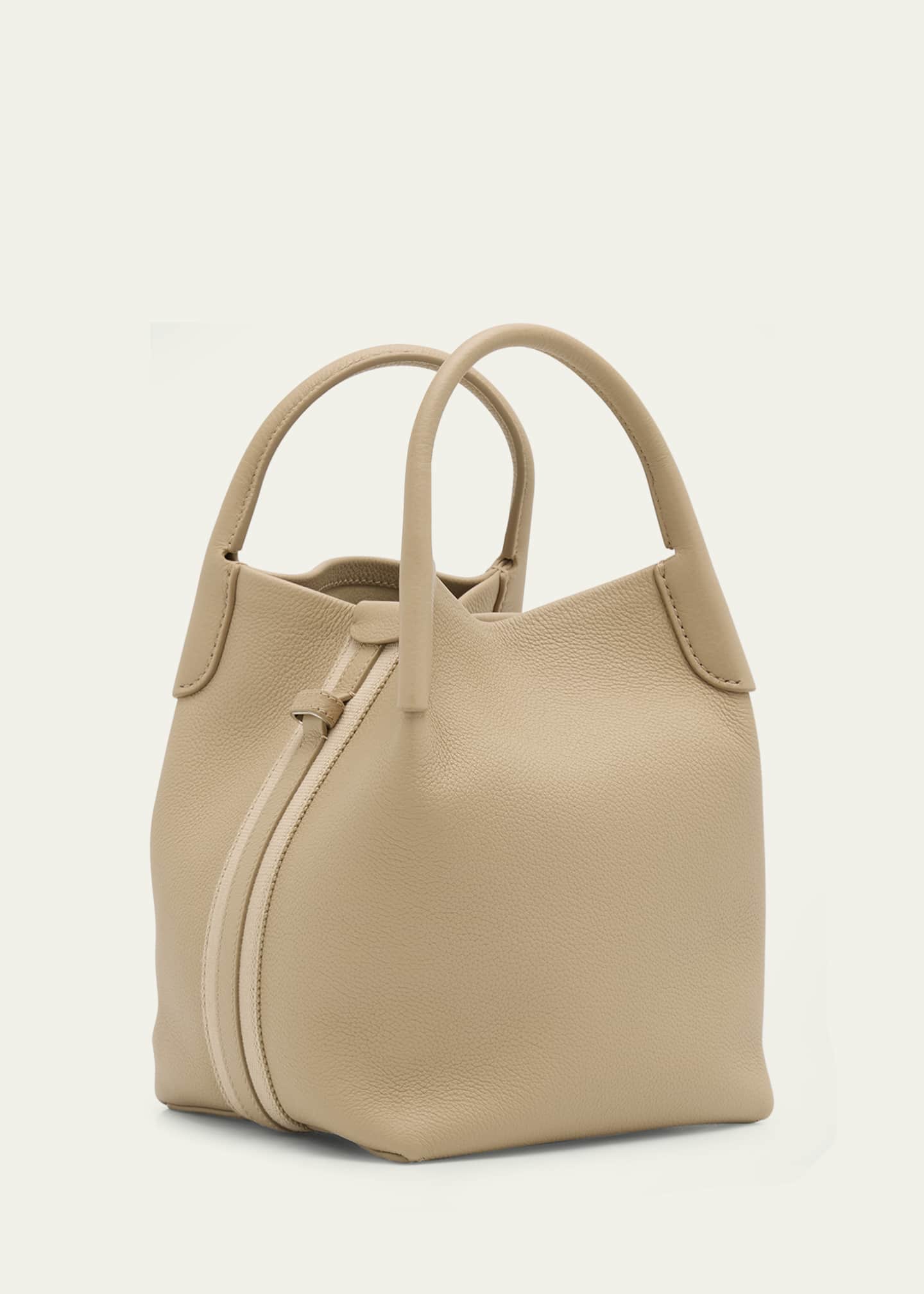 Loro Piana Bale Small Leather Top-Handle Bag Image 3 of 6