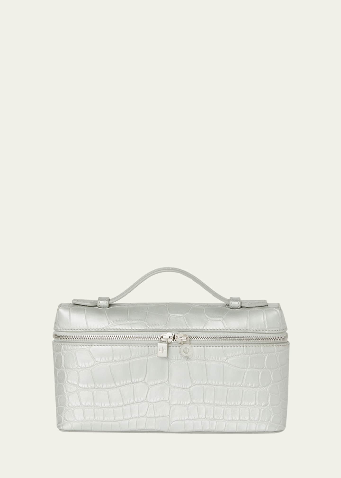 Loro Piana Extra Pocket 19 Alligator Crossbody Bag