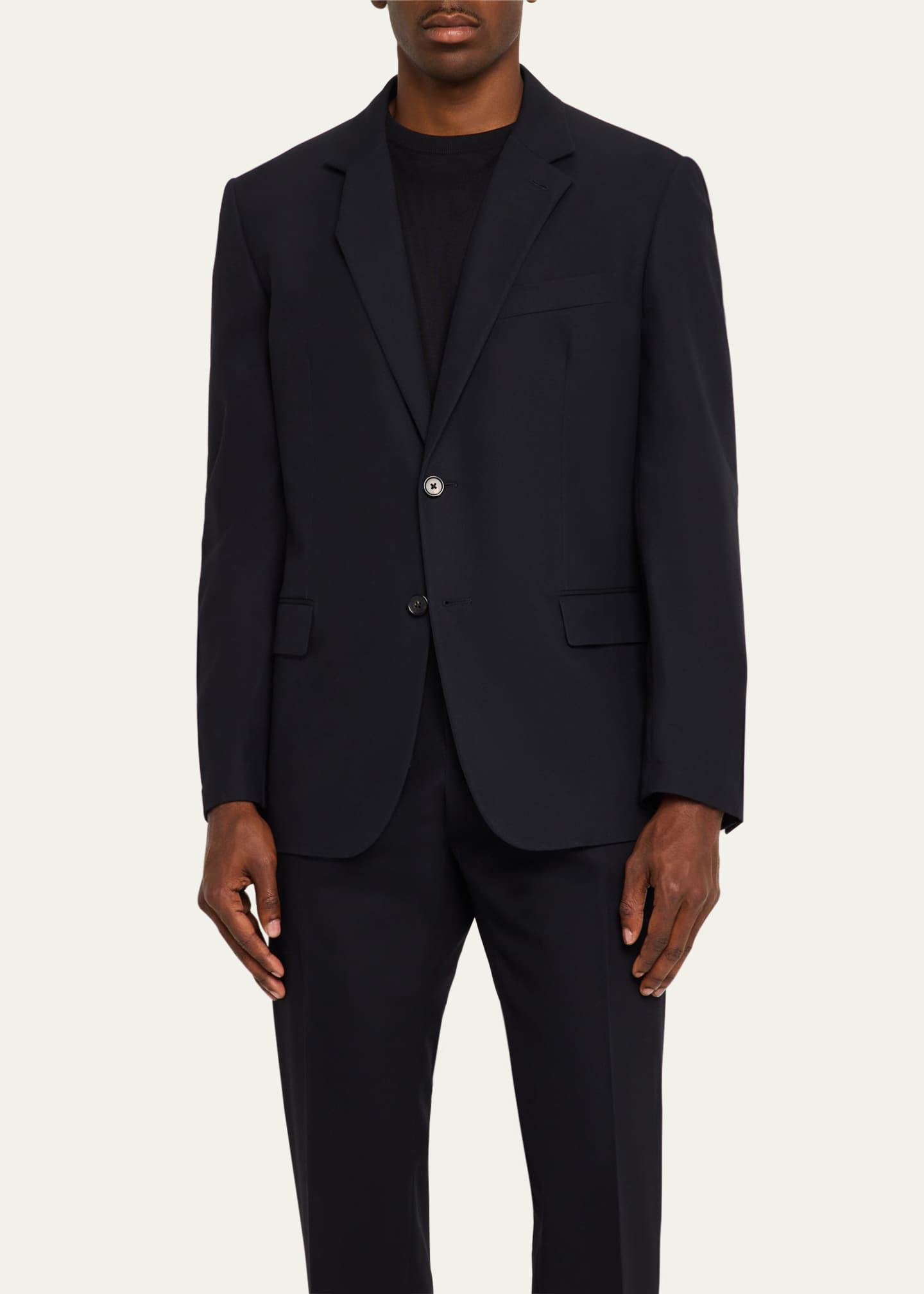 Loro Piana Men's Cotton-Wool Modern Fit Suit Image 4 of 8