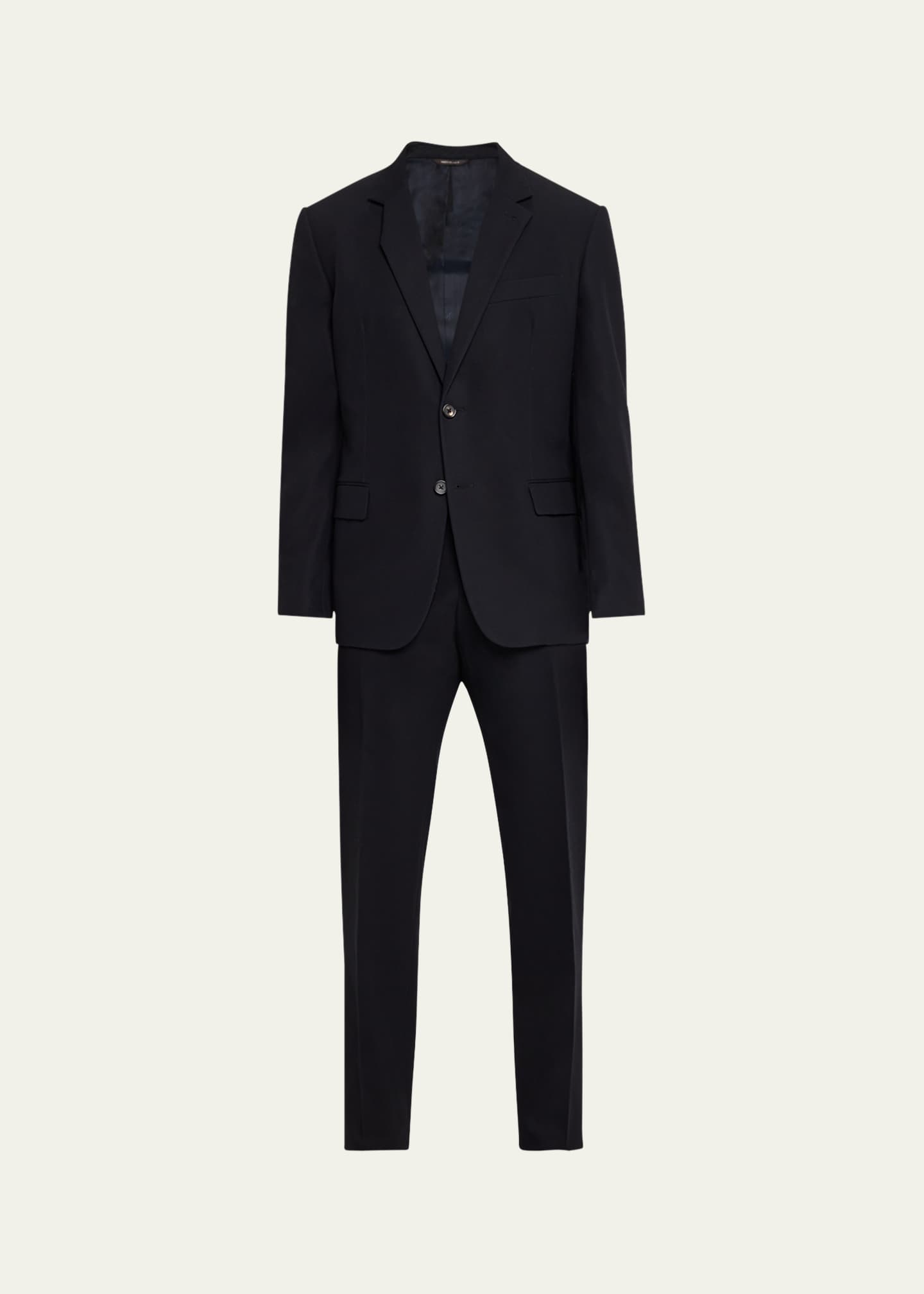 Loro Piana Men's Cotton-Wool Modern Fit Suit Image 1 of 8