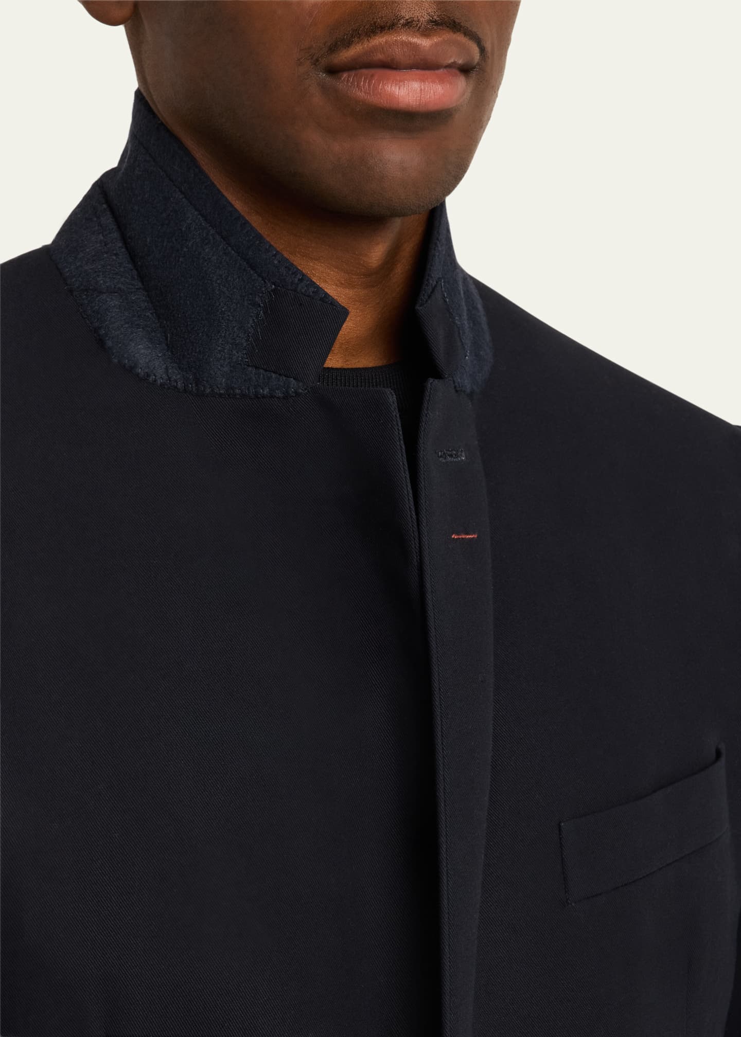 Loro Piana Men's Cotton-Wool Modern Fit Suit Image 8 of 8