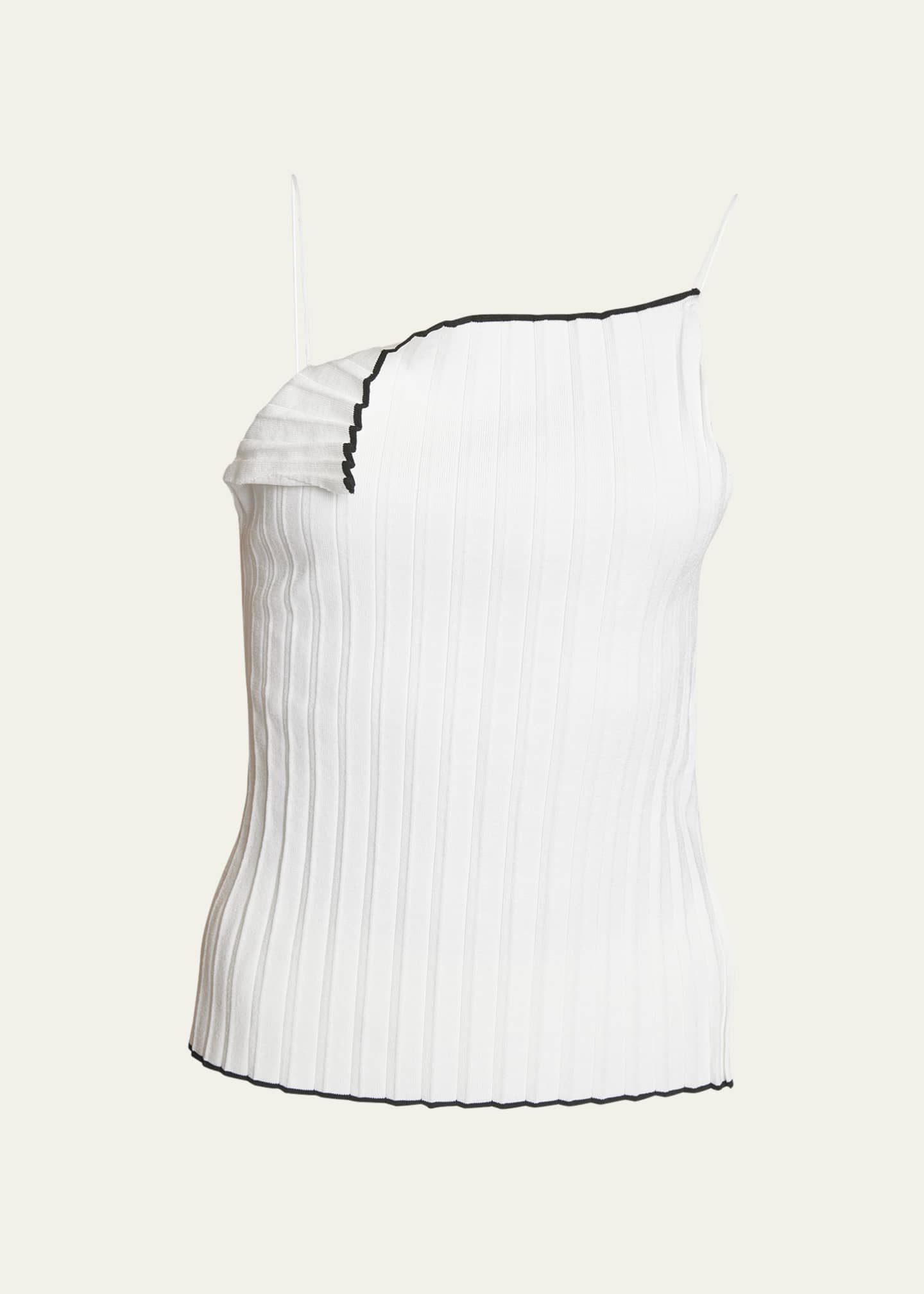 Jacquemus Le Haut Maille Plisse Top Image 1 of 5