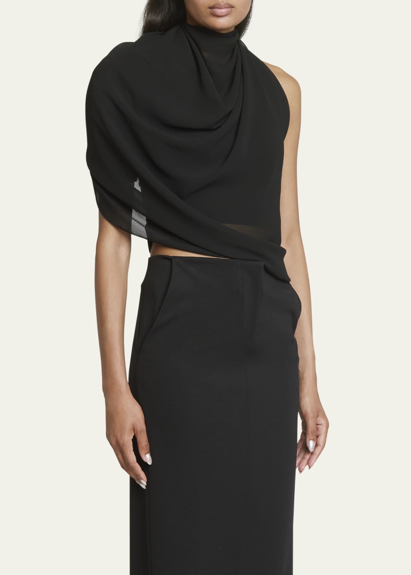 Jacquemus one shoulder 2025 top